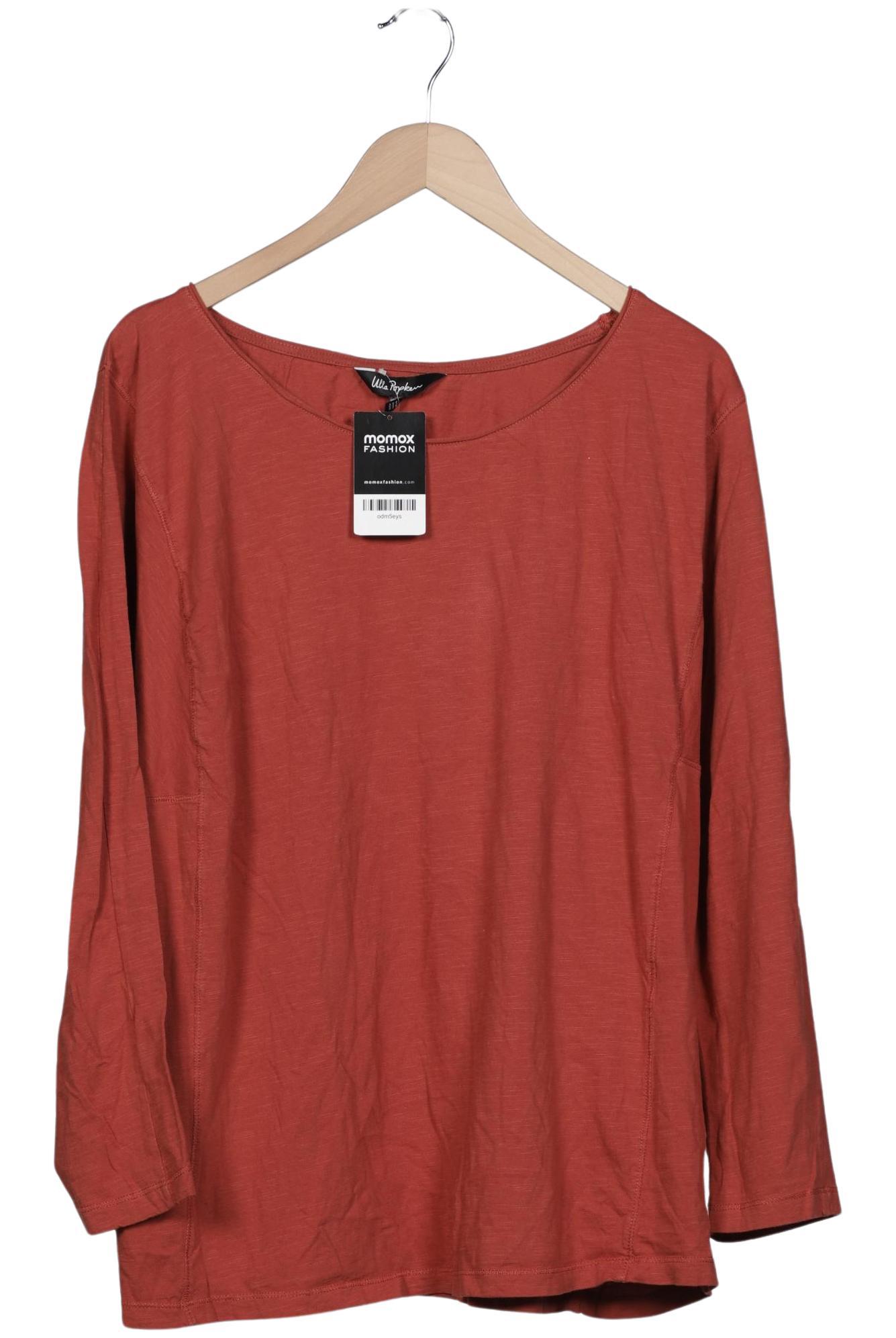 

Ulla Popken Damen Langarmshirt, orange, Gr. 50