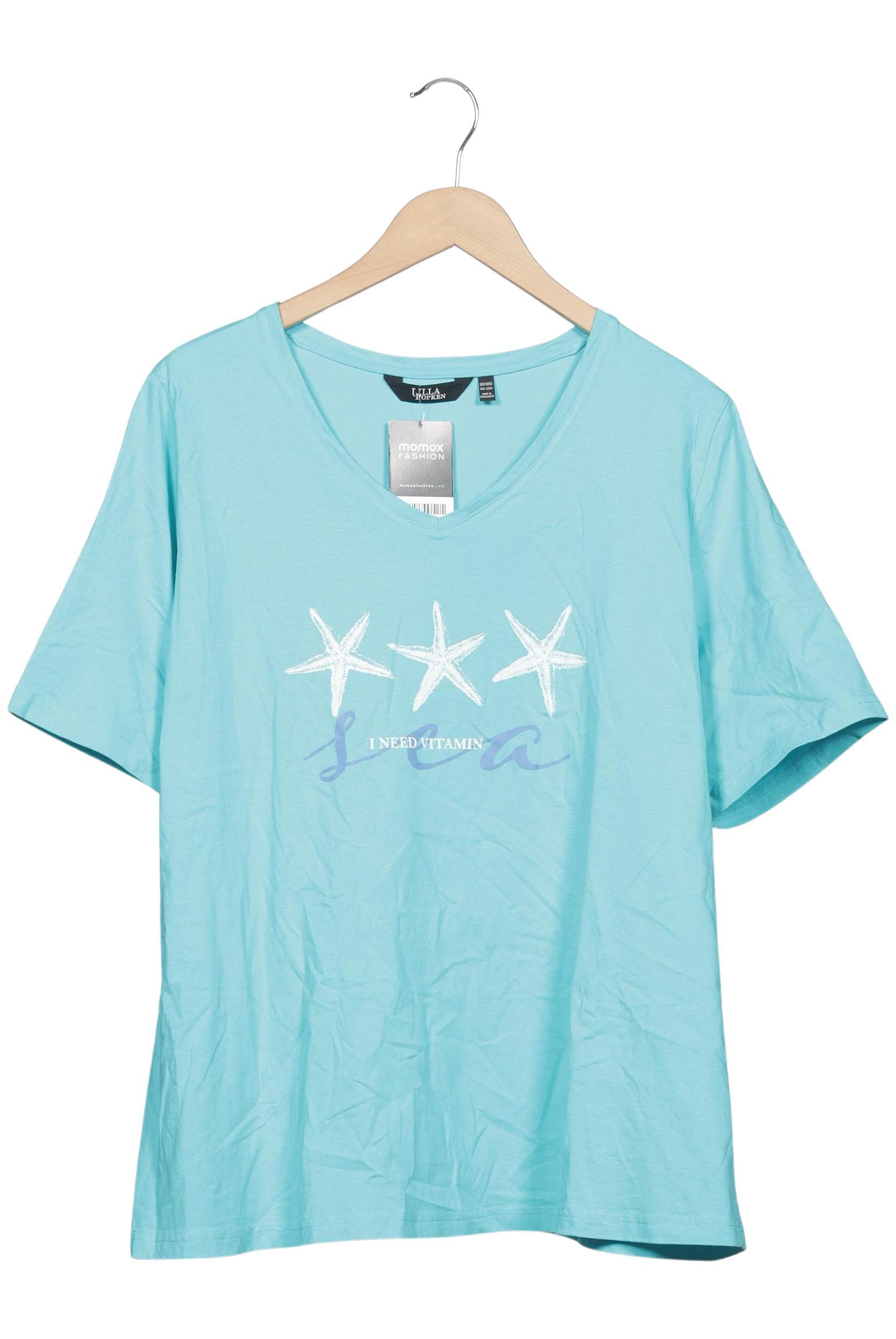 

Ulla Popken Damen T-Shirt, hellblau, Gr. 50