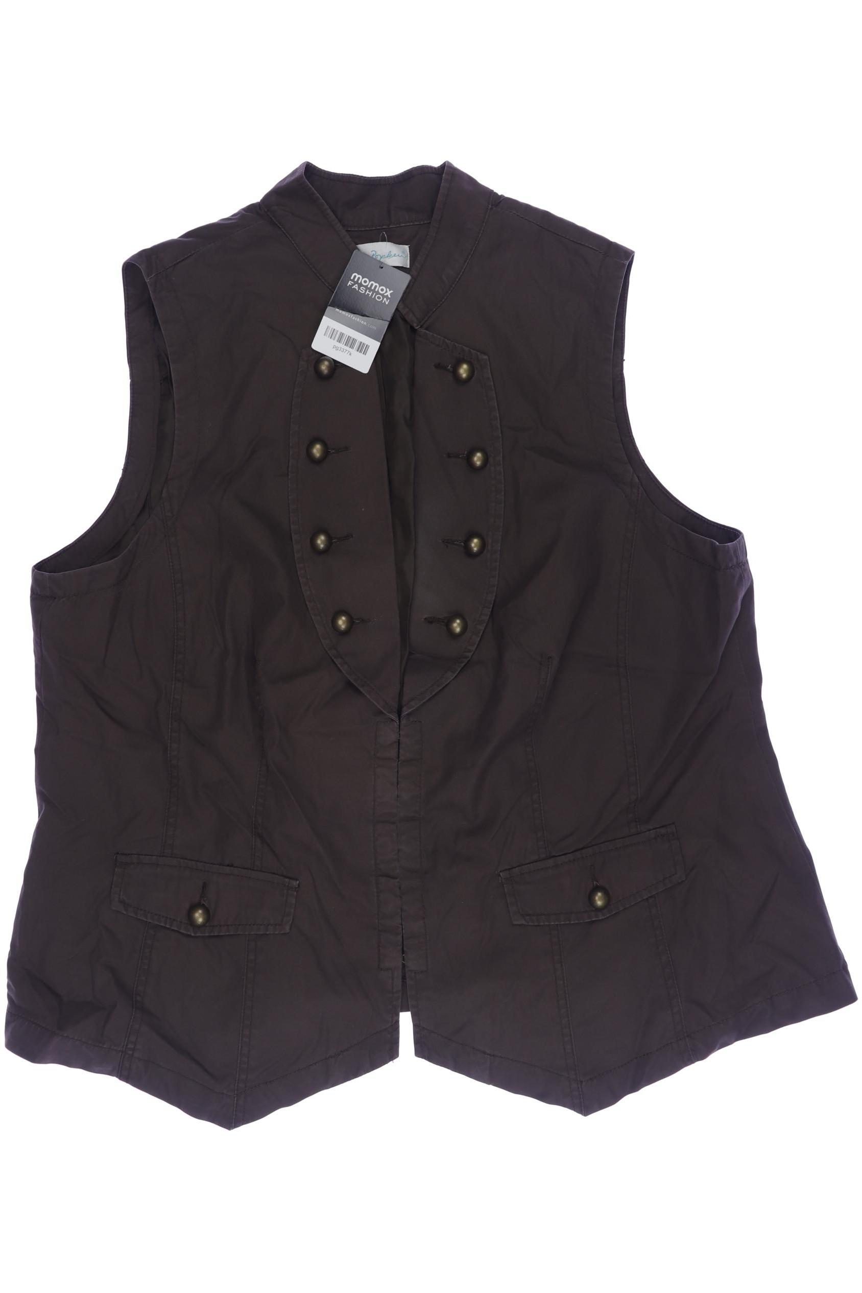 

Ulla Popken Damen Weste, braun, Gr. 46