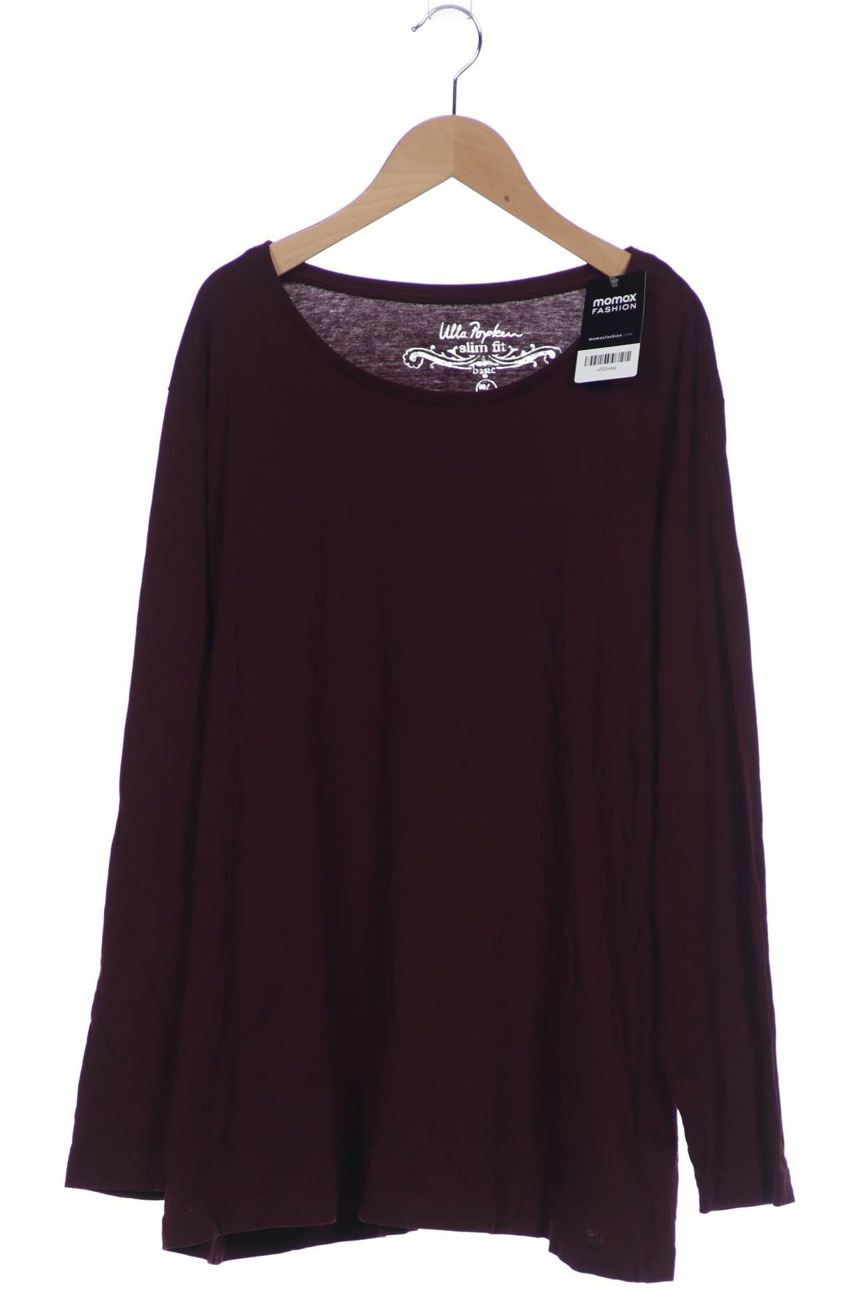 

Ulla Popken Damen Langarmshirt, bordeaux, Gr. 50
