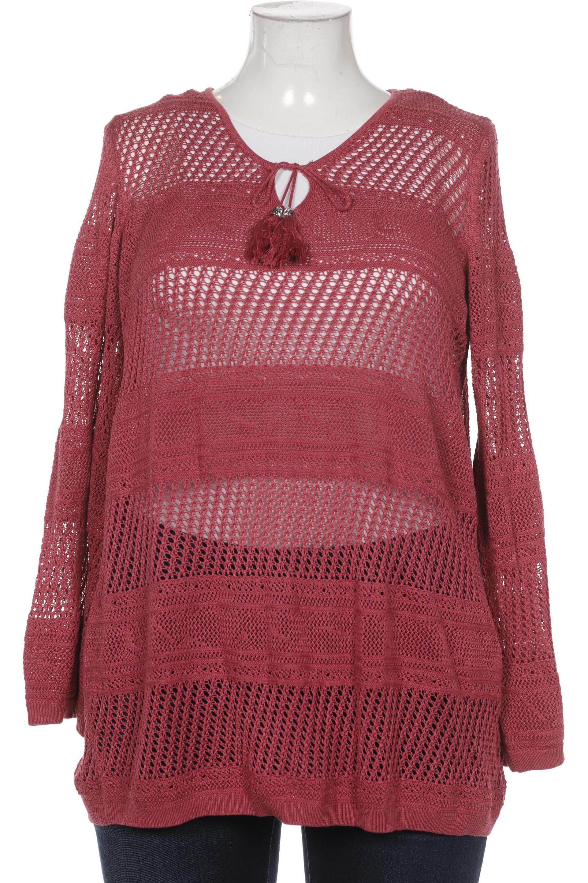 

Ulla Popken Damen Pullover, bordeaux, Gr. 46