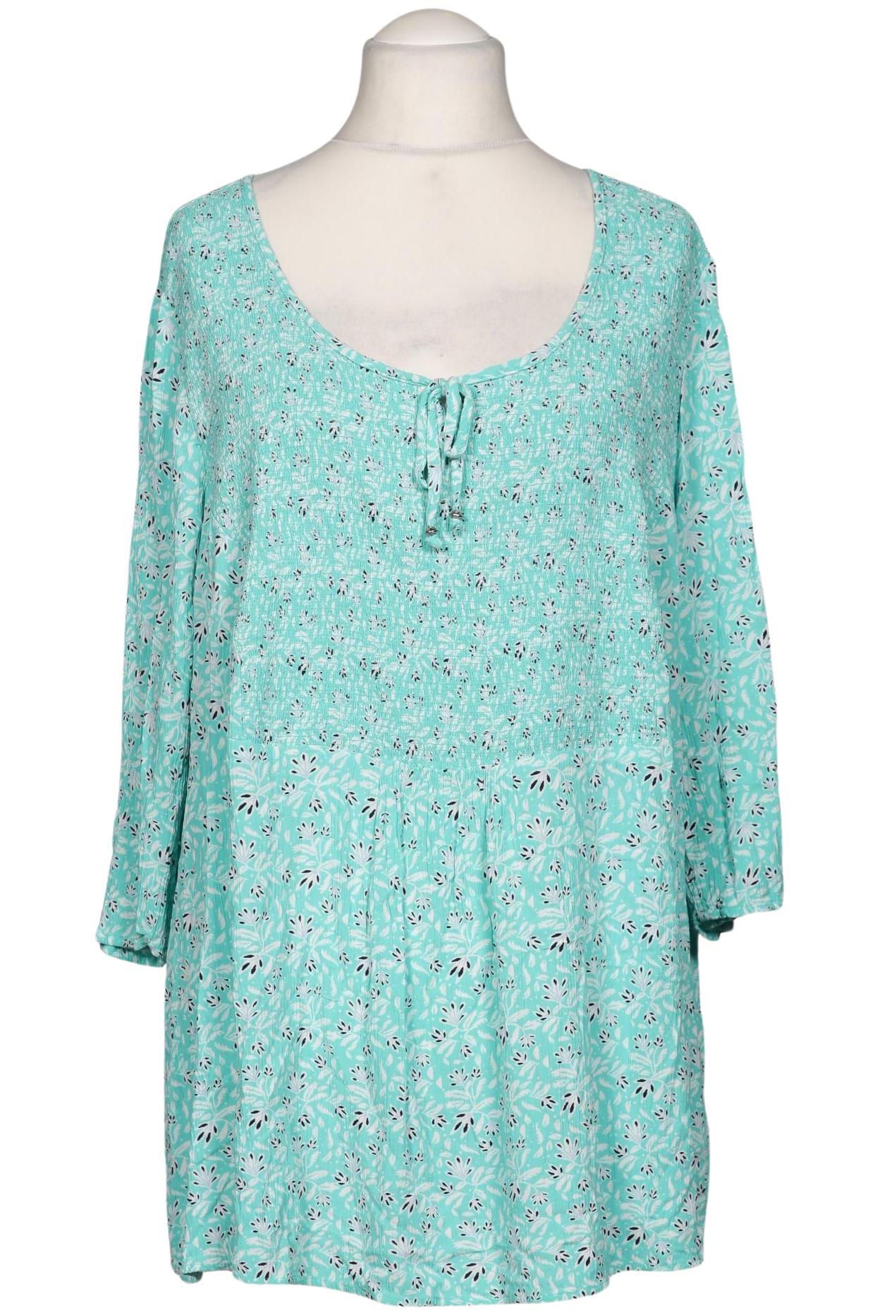 

Ulla Popken Damen Bluse, türkis, Gr. 50
