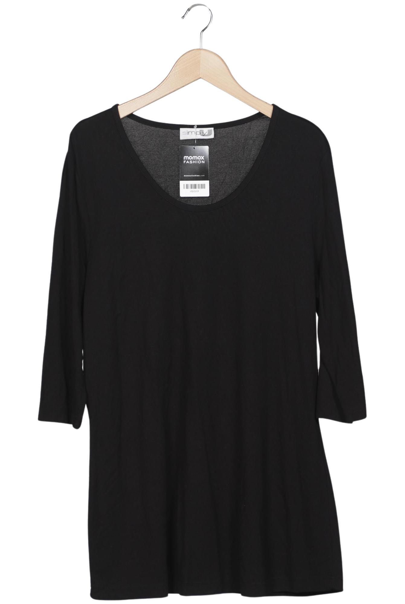 

Ulla Popken Damen Langarmshirt, schwarz, Gr. 46