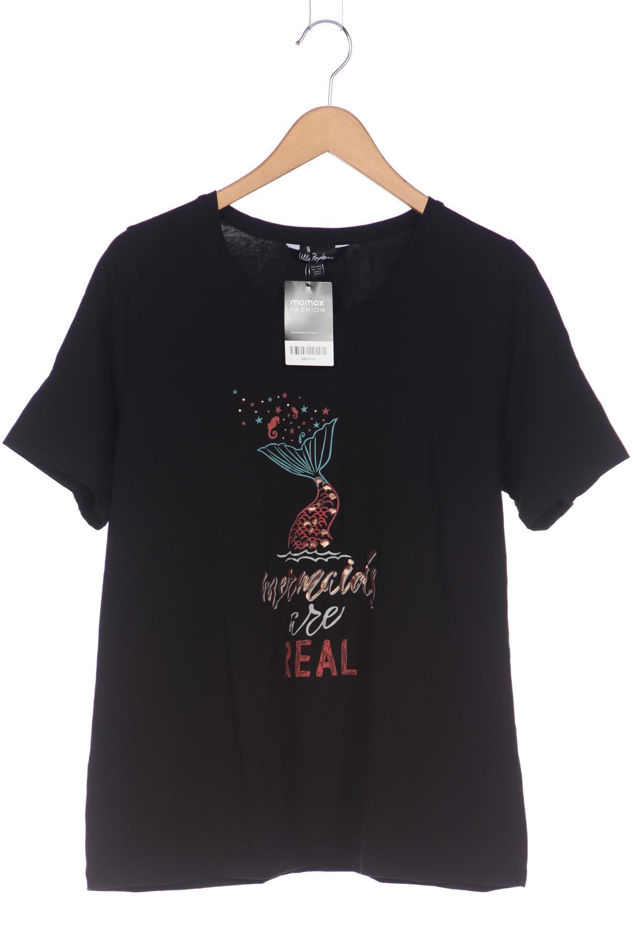 

Ulla Popken Damen T-Shirt, schwarz, Gr. 46