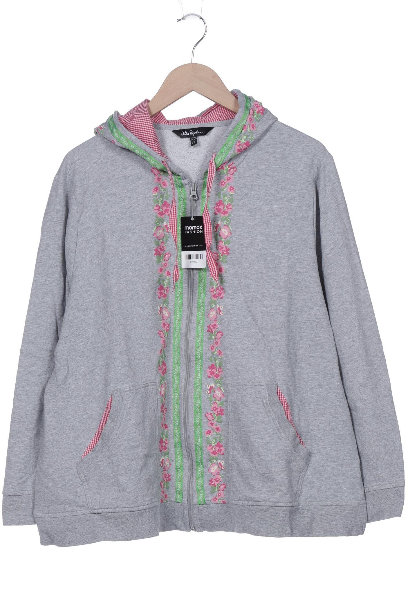 

Ulla Popken Damen Kapuzenpullover, grau, Gr. 50
