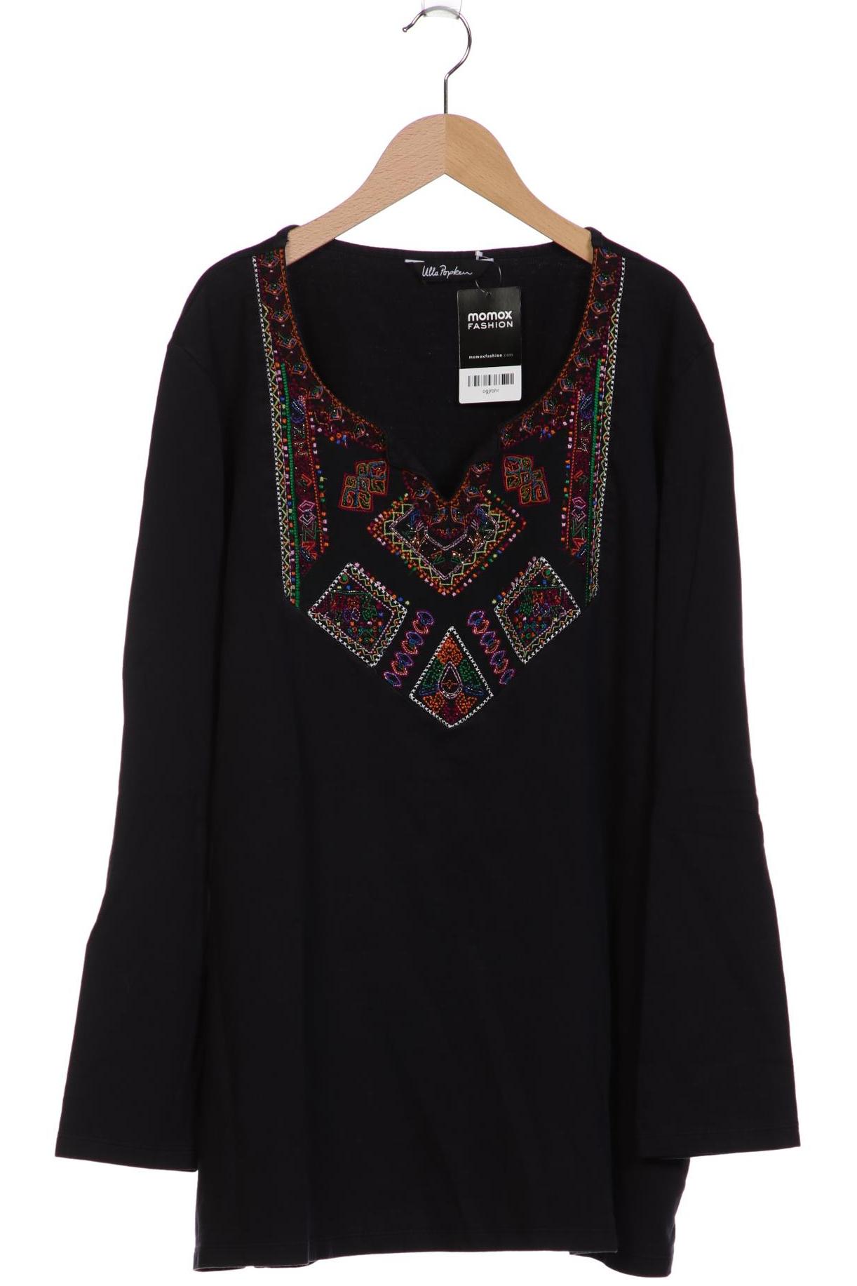 

Ulla Popken Damen Sweatshirt, schwarz, Gr. 48