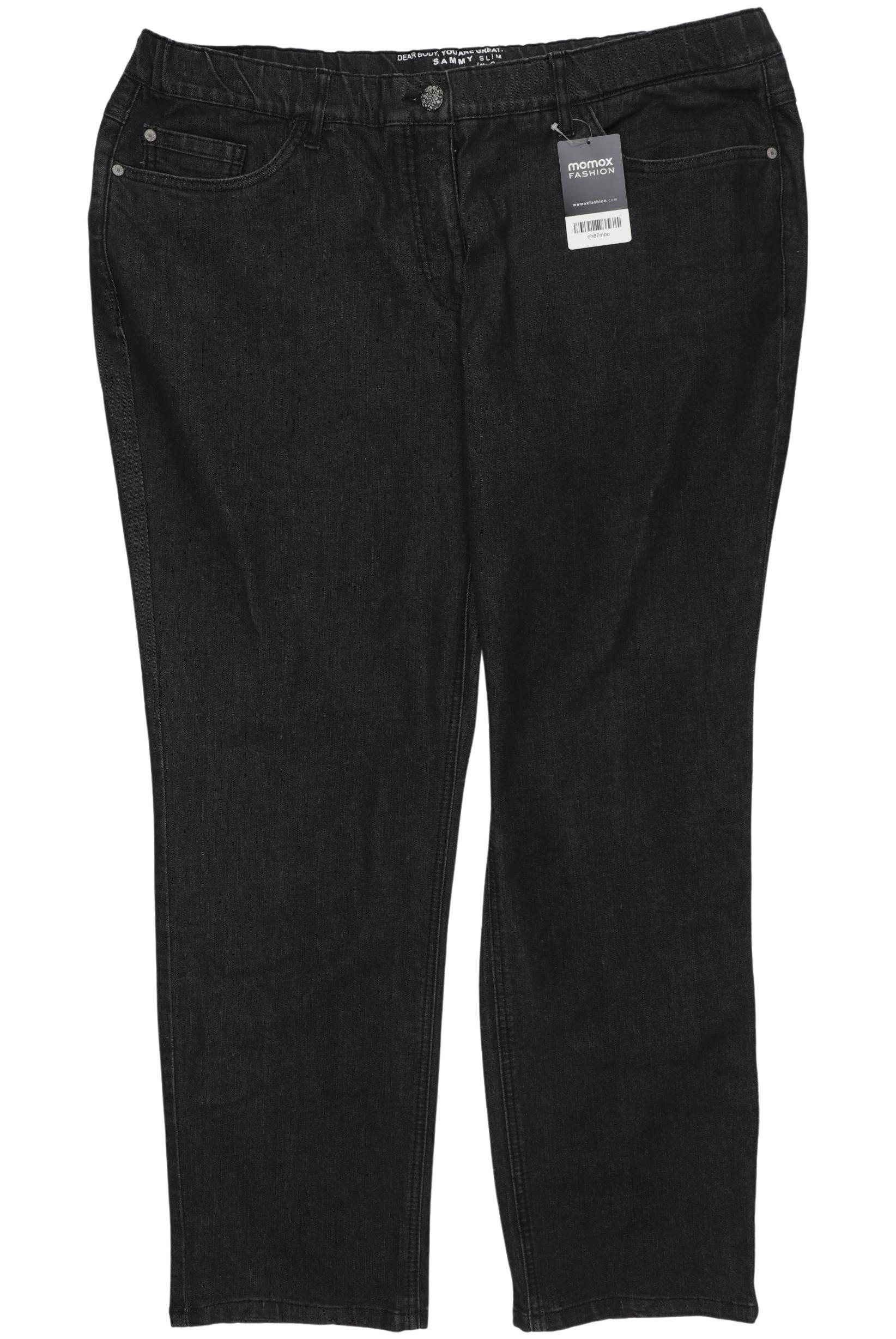 

Ulla Popken Damen Jeans, schwarz, Gr. 50