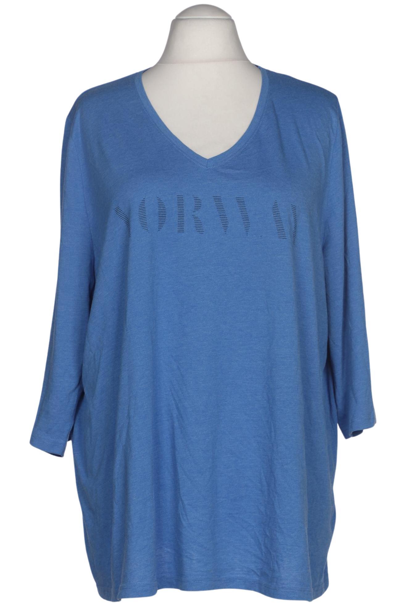 

Ulla Popken Damen T-Shirt, blau, Gr. 54