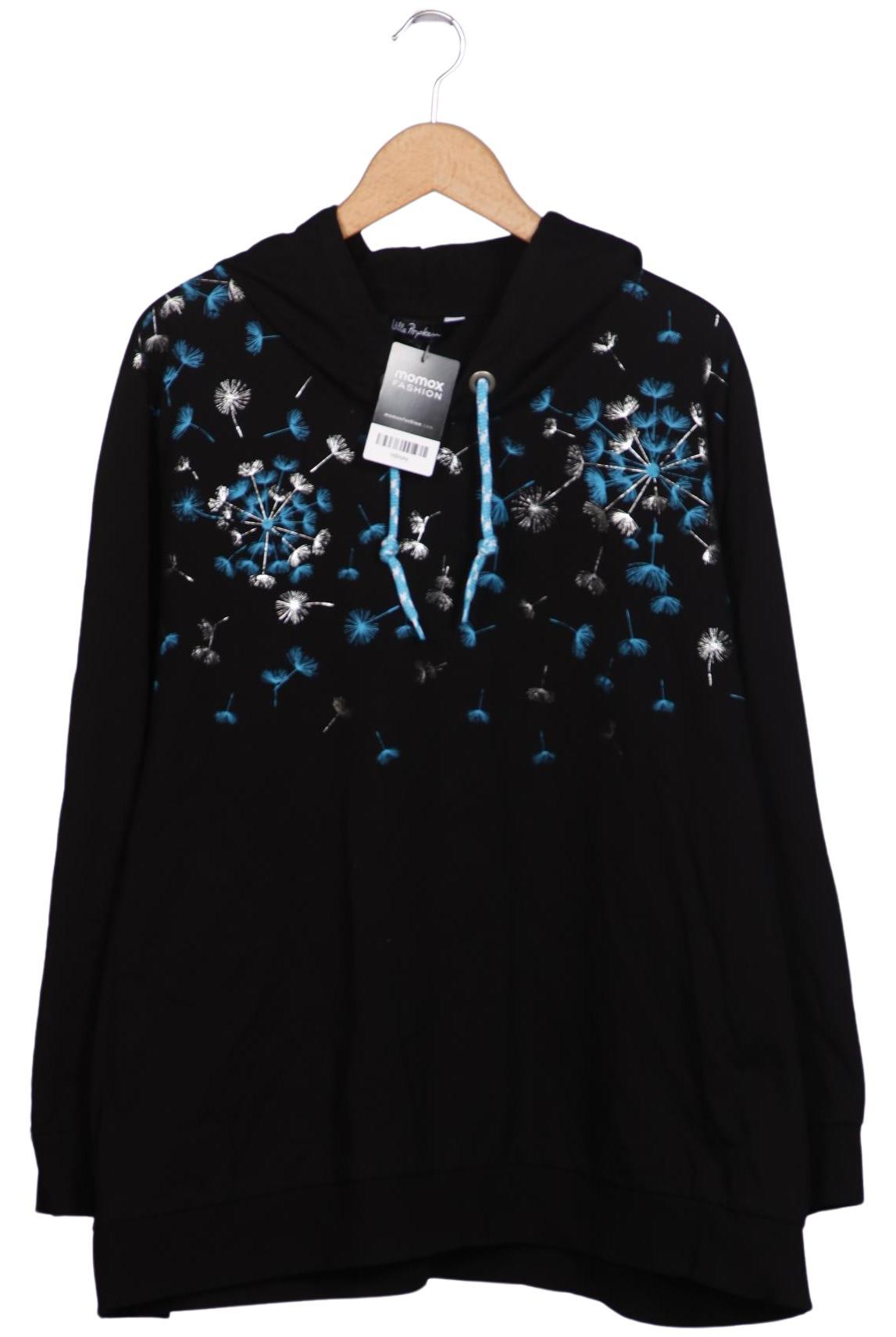 

Ulla Popken Damen Kapuzenpullover, schwarz, Gr. 48