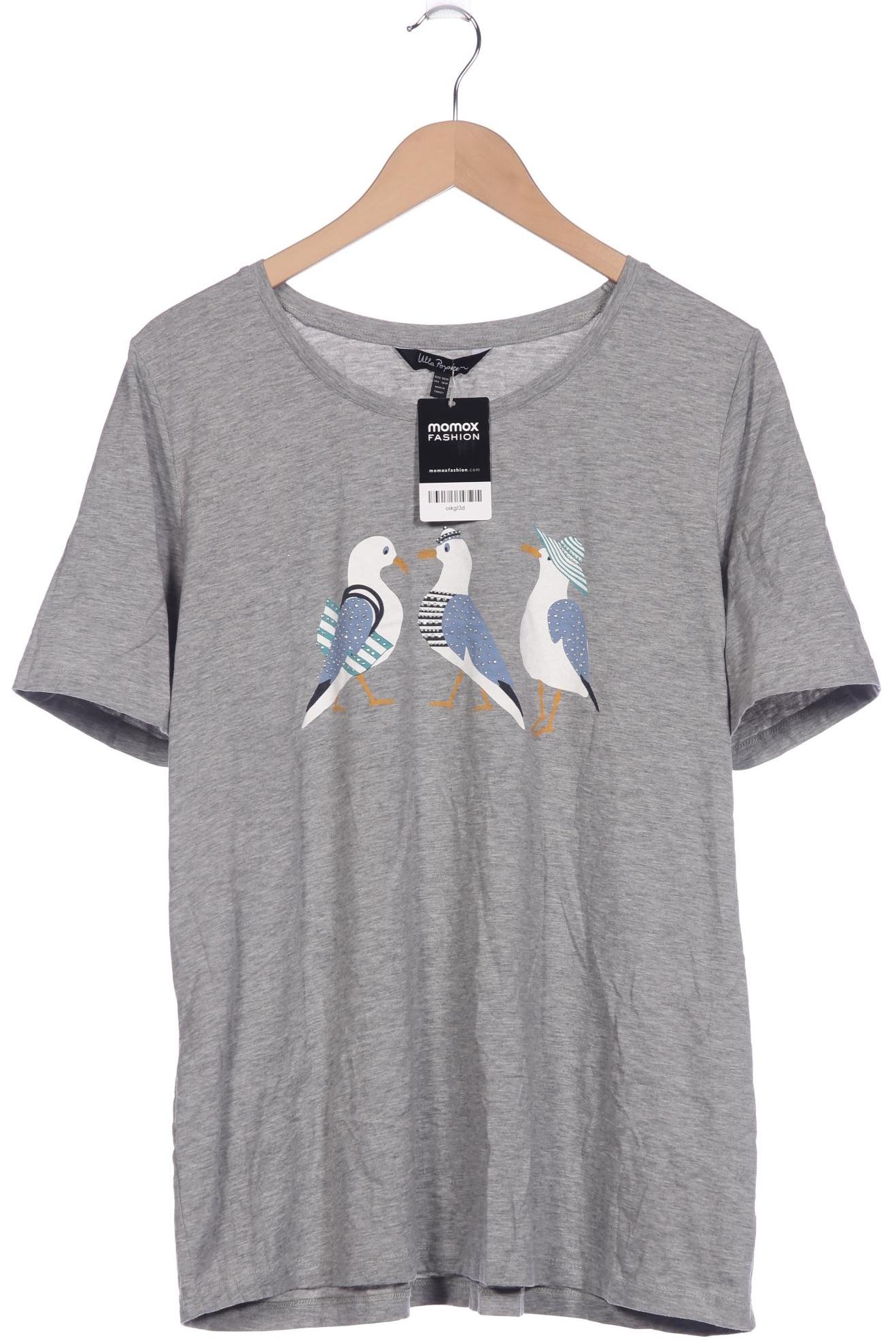 

Ulla Popken Damen T-Shirt, grau, Gr. 46