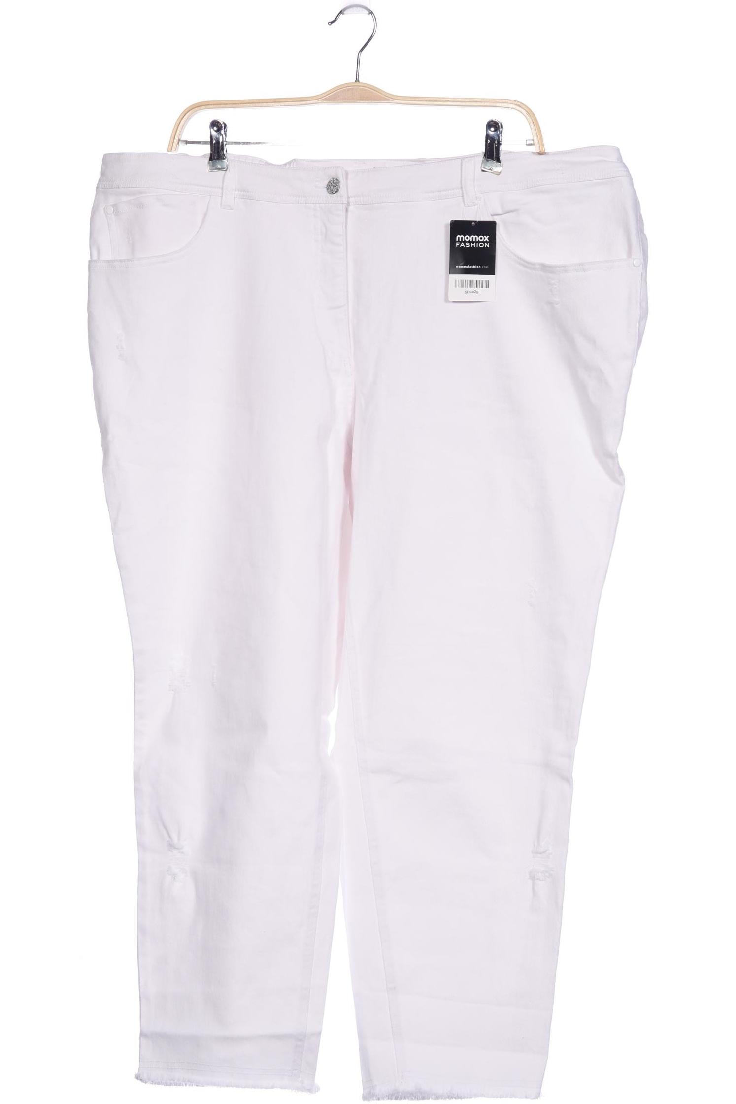 

Ulla Popken Damen Jeans, weiß, Gr. 56