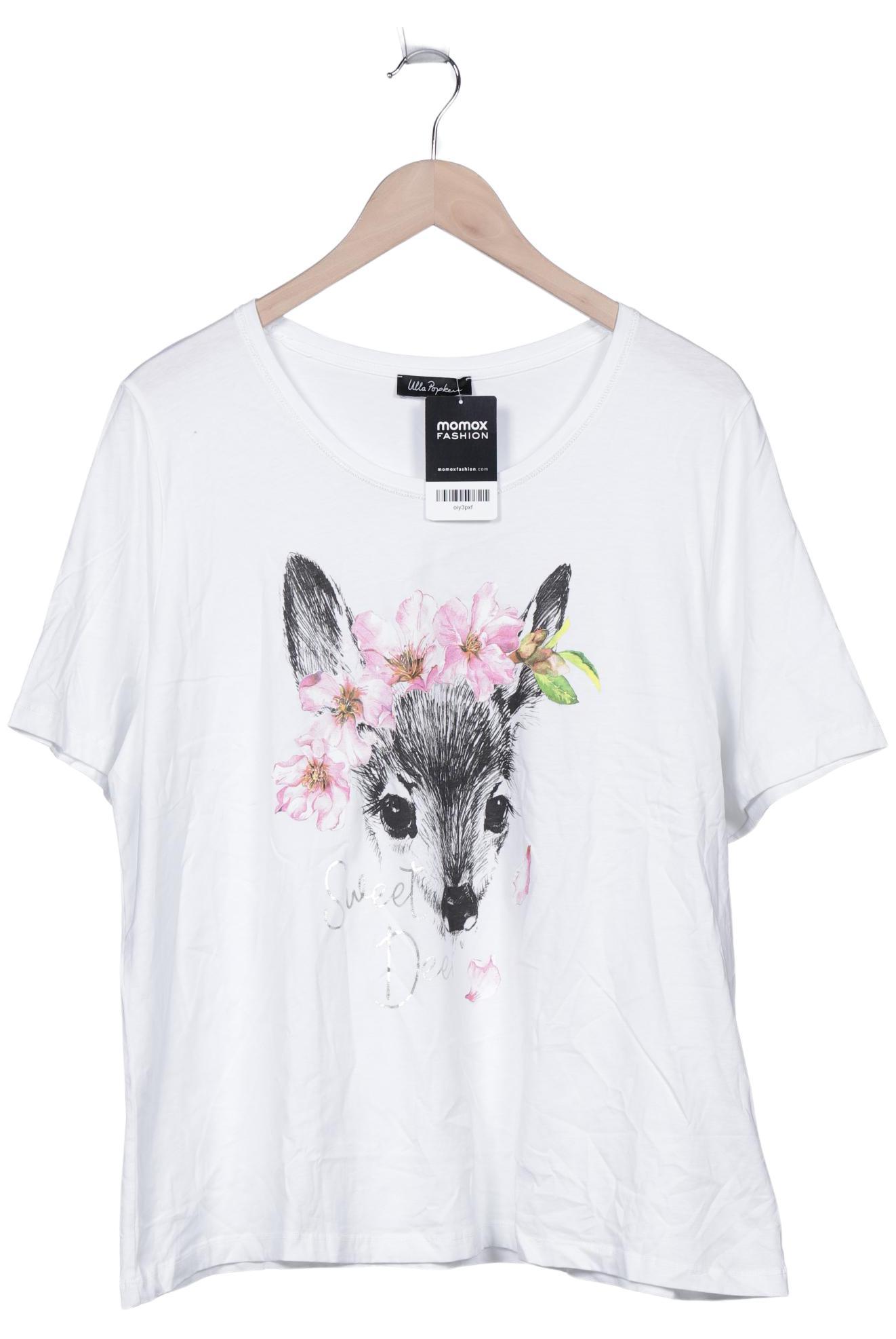 

Ulla Popken Damen T-Shirt, weiß, Gr. 46