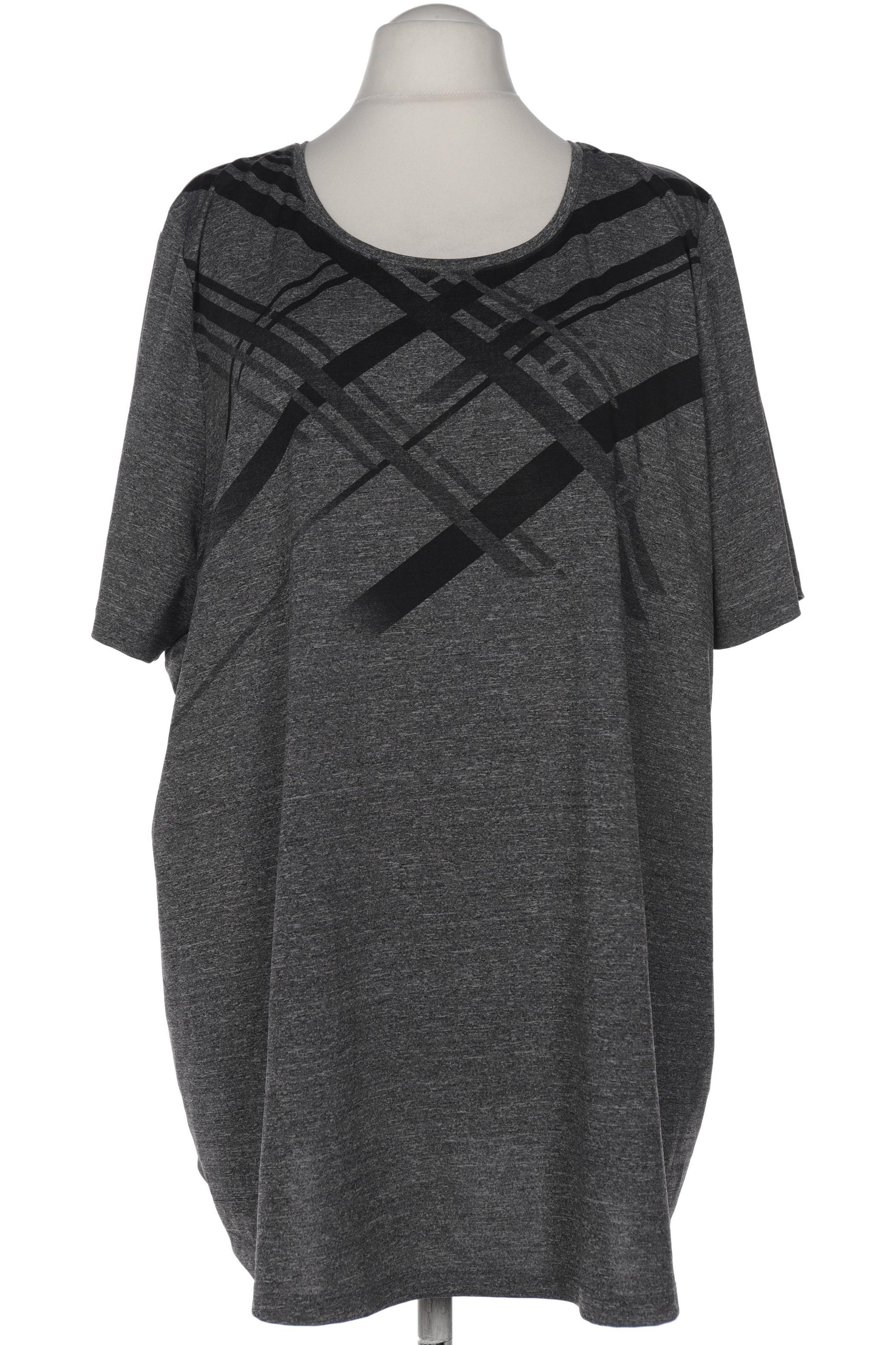 

Ulla Popken Damen T-Shirt, grau, Gr. 56