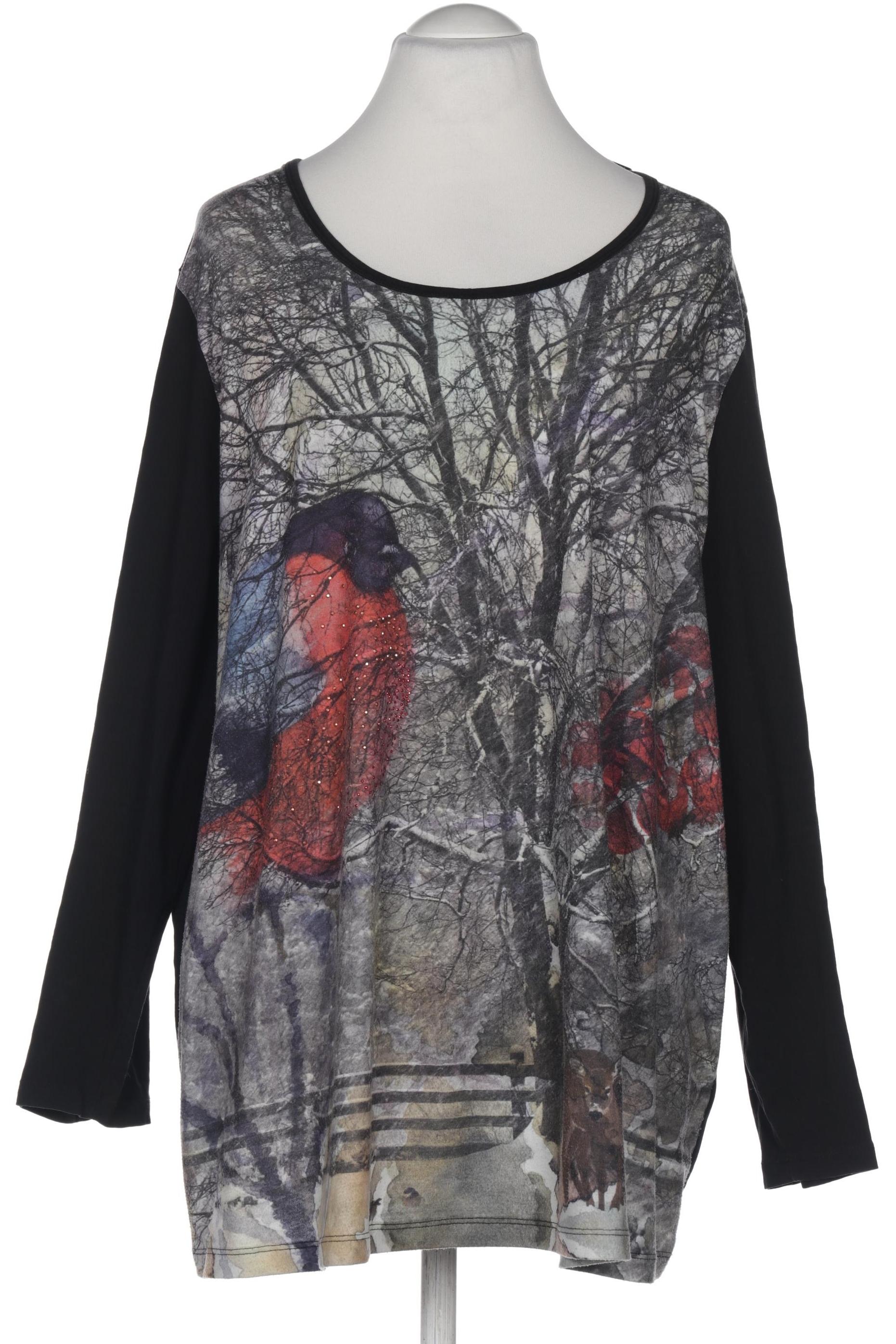

Ulla Popken Damen Langarmshirt, schwarz, Gr. 52