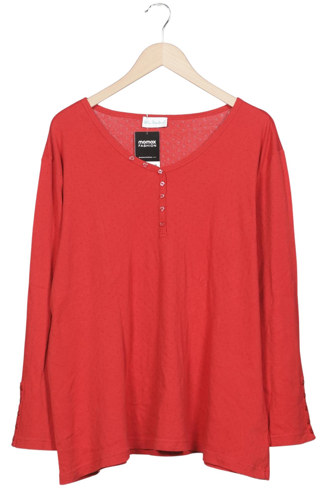 

Ulla Popken Damen Langarmshirt, rot, Gr. 50