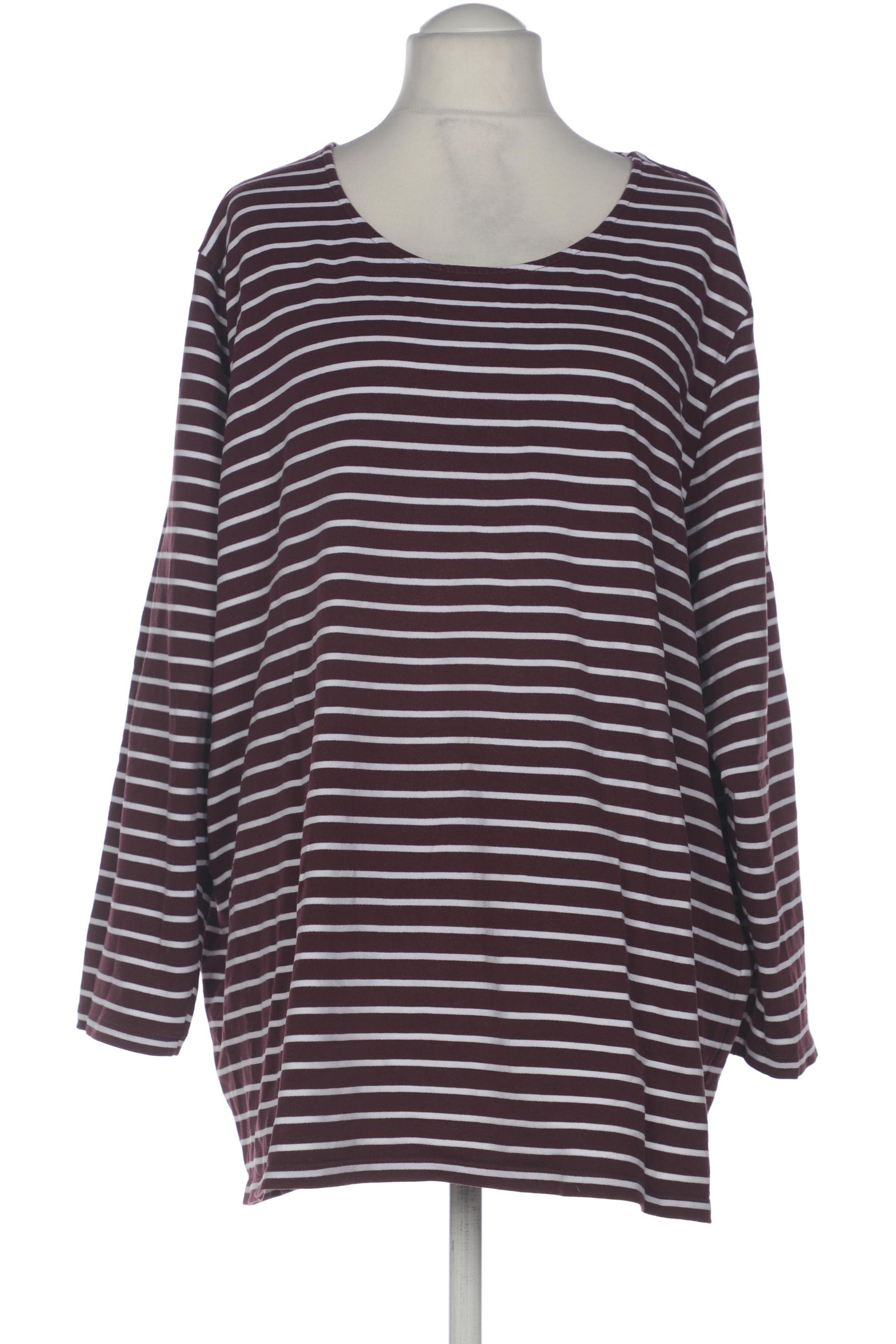 

Ulla Popken Damen Langarmshirt, bordeaux, Gr. 54