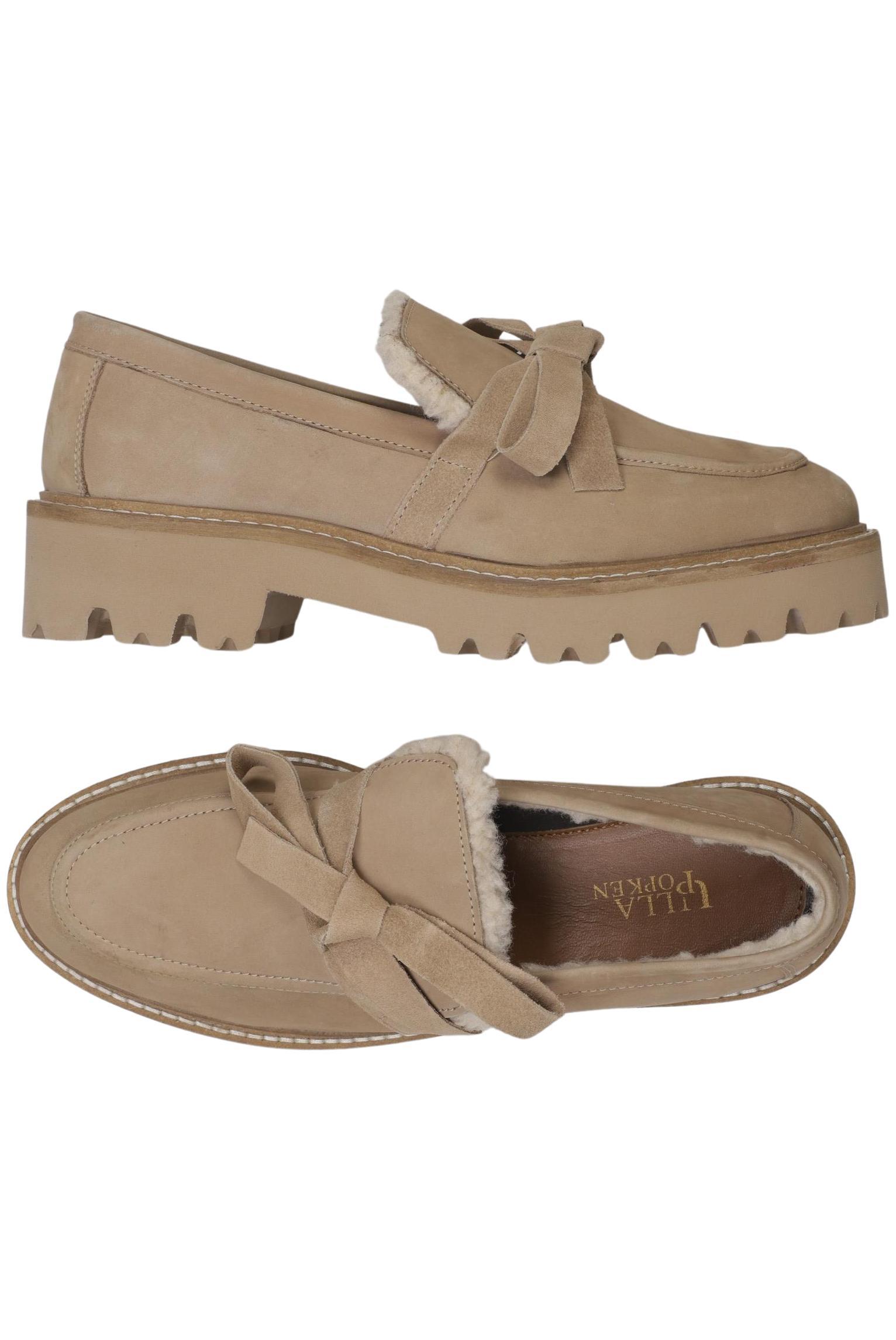 

Ulla Popken Damen Halbschuh, beige, Gr. 41