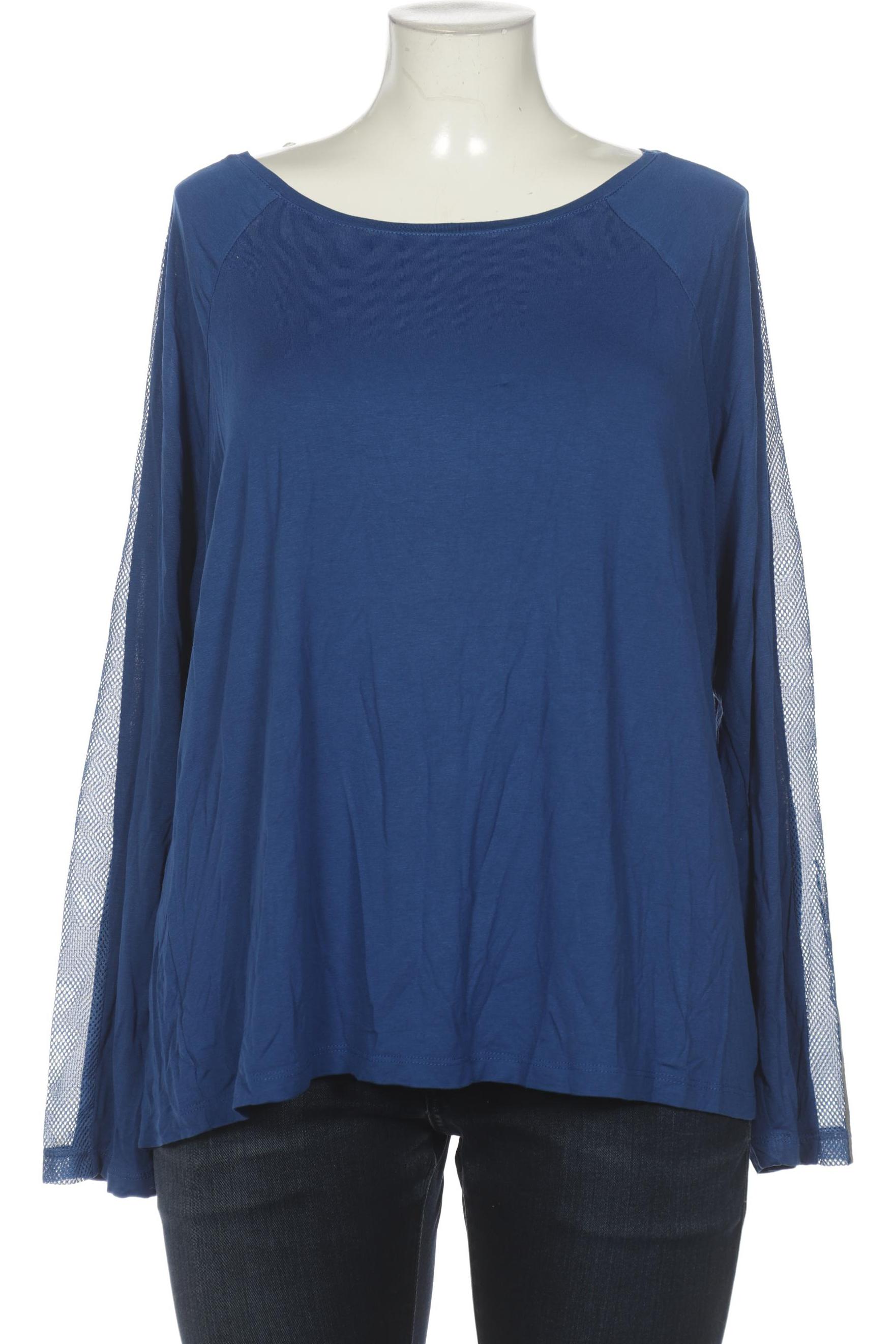 

Ulla Popken Damen Langarmshirt, blau, Gr. 46