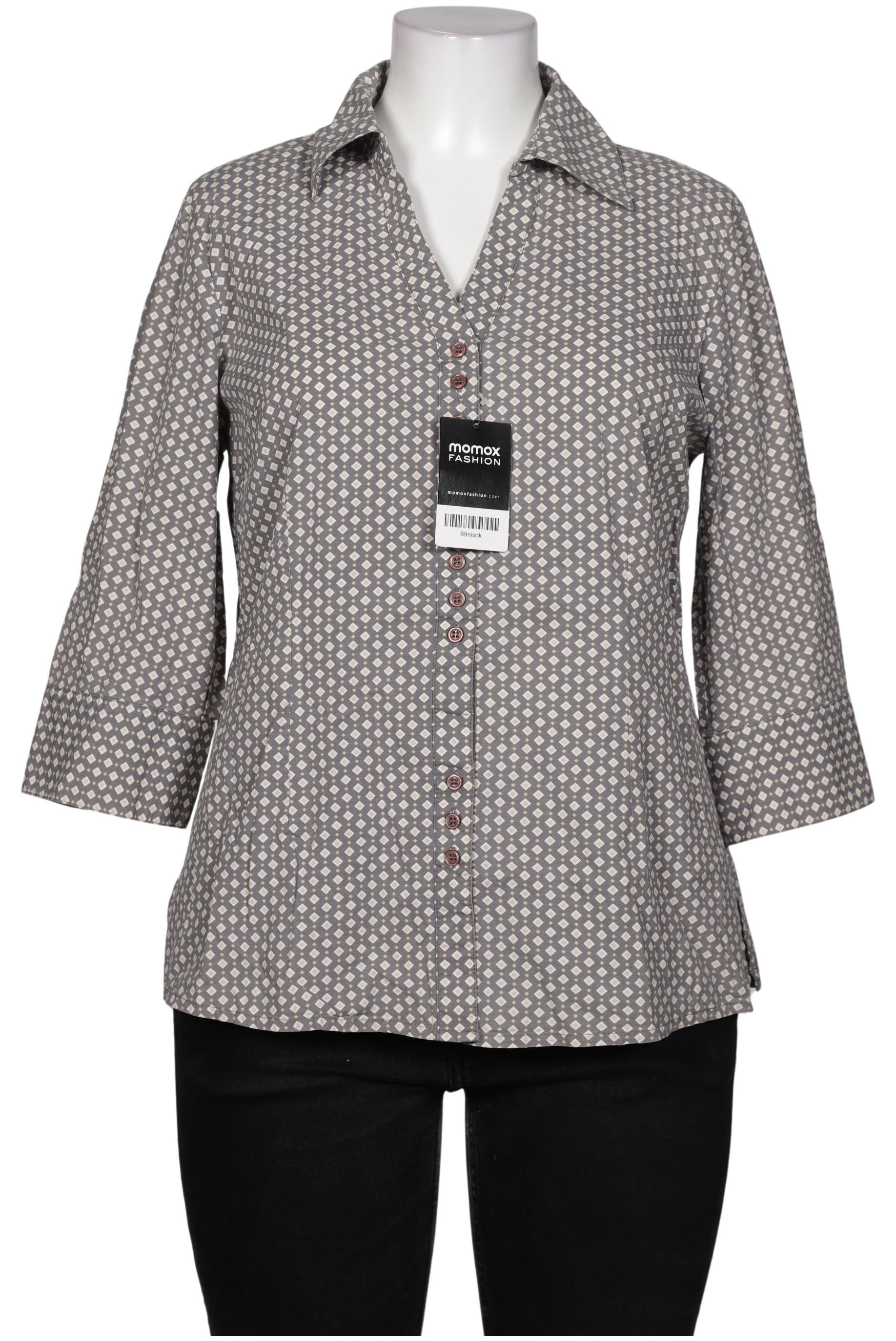 

Ulla Popken Damen Bluse, grau, Gr. 44