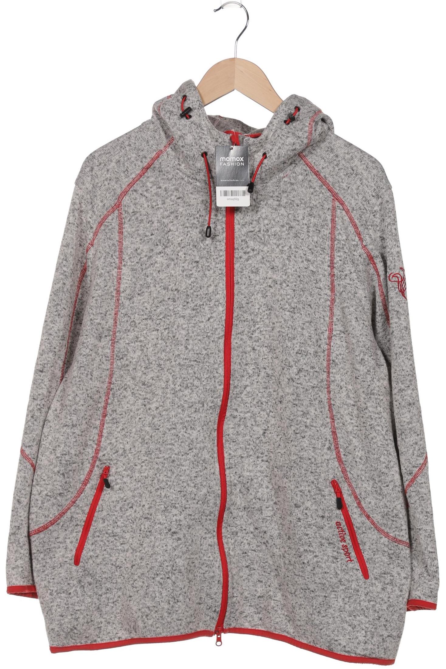 

Ulla Popken Damen Kapuzenpullover, grau, Gr. 50