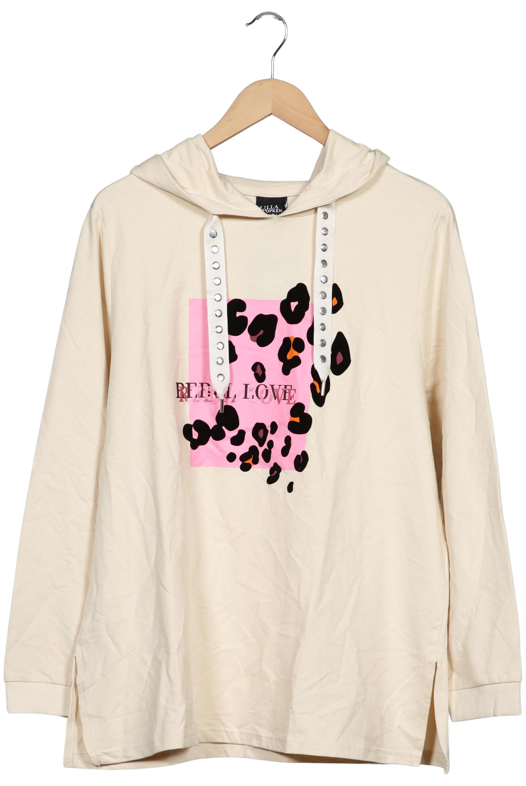 

Ulla Popken Damen Kapuzenpullover, beige, Gr. 46