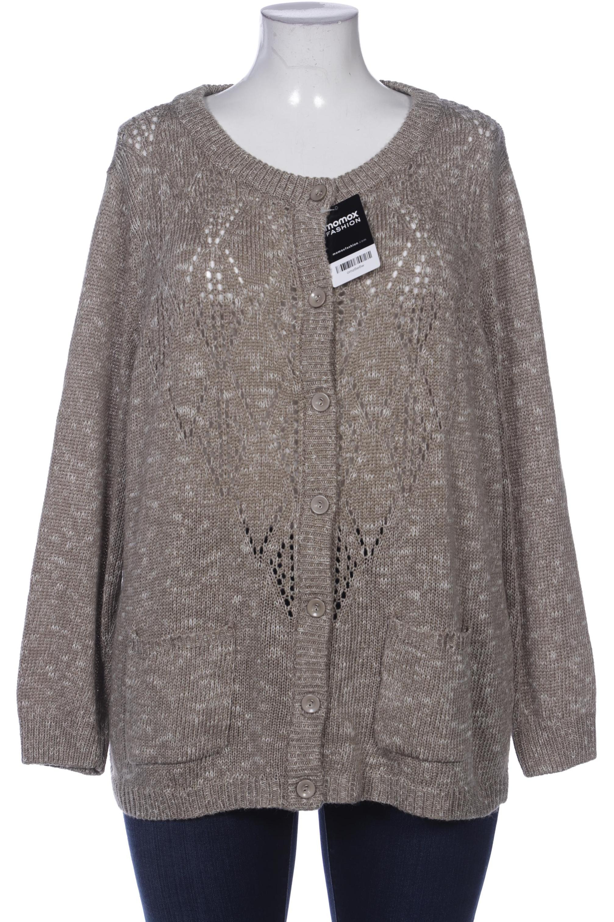 

Ulla Popken Damen Strickjacke, grün, Gr. 46