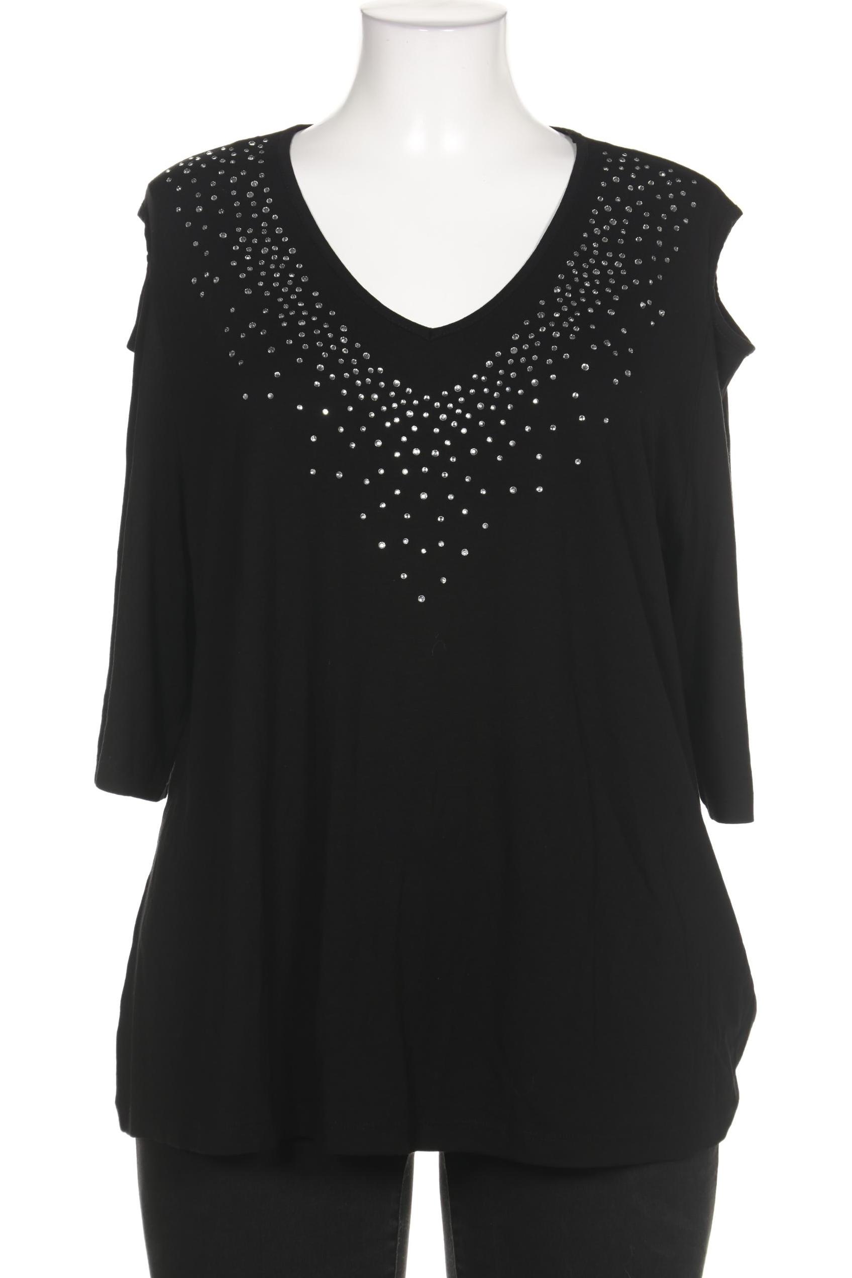 

Ulla Popken Damen T-Shirt, schwarz, Gr. 46