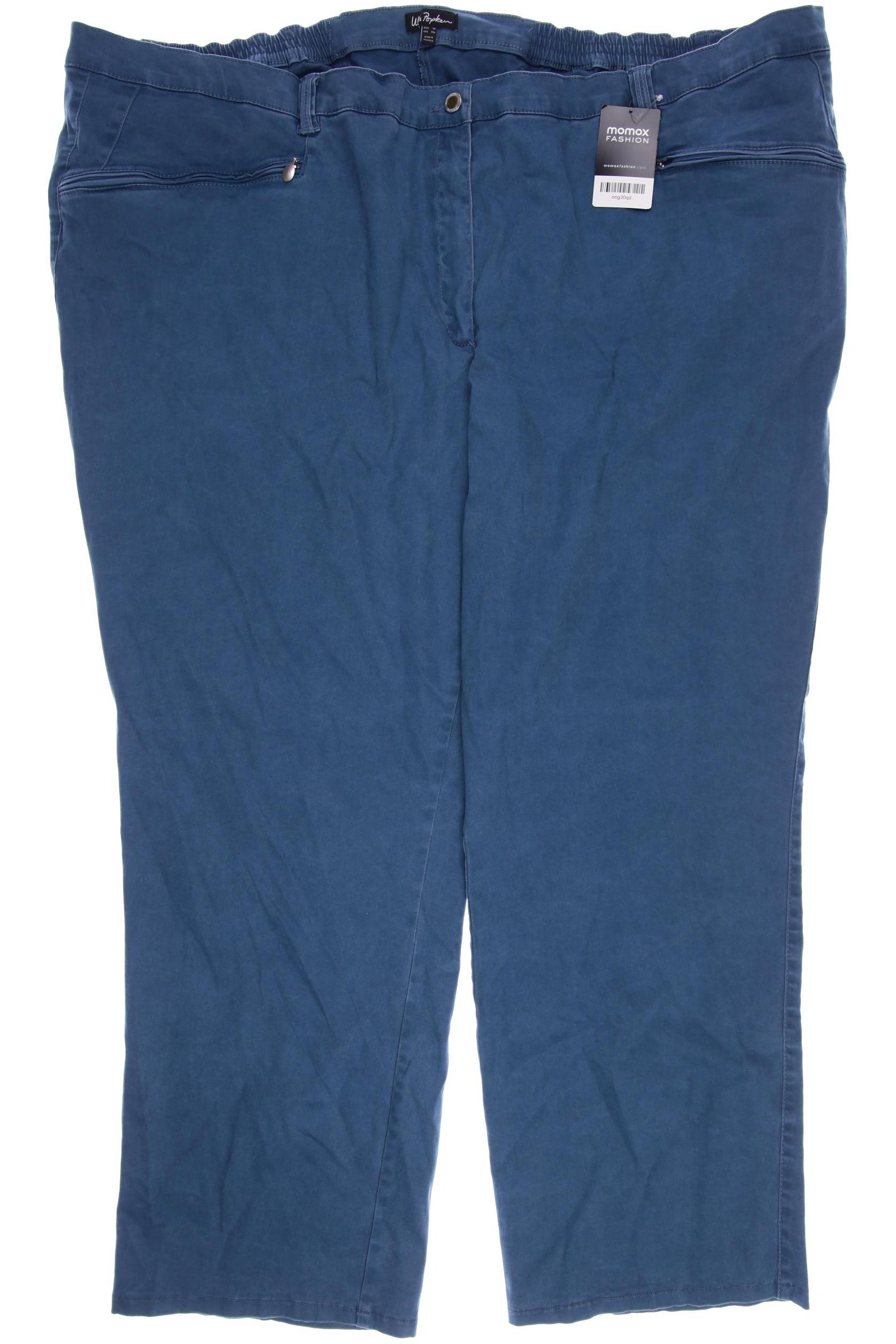 

Ulla Popken Damen Stoffhose, blau