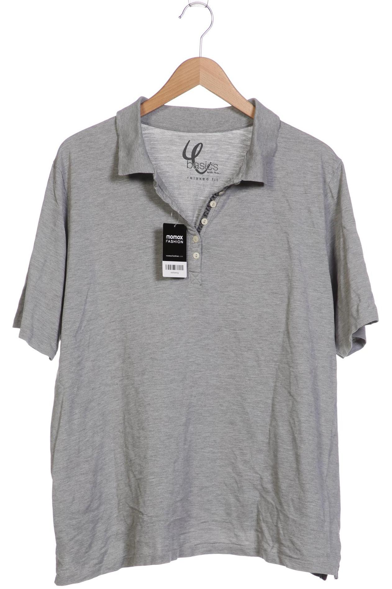 

Ulla Popken Damen Poloshirt, grau