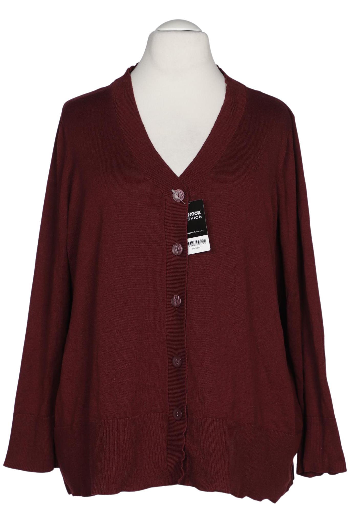 

Ulla Popken Damen Strickjacke, bordeaux, Gr. 54