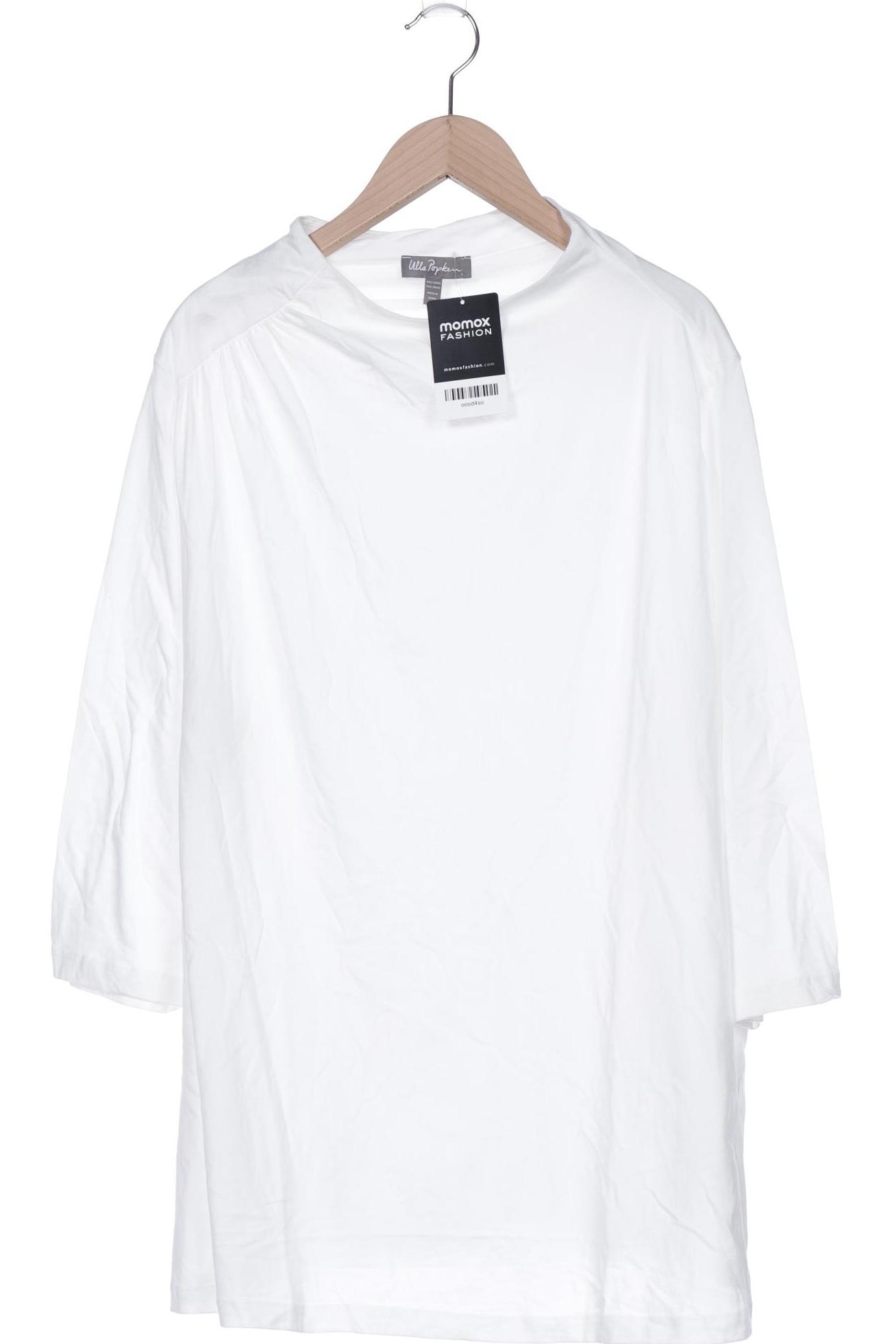 

Ulla Popken Damen Langarmshirt, weiß, Gr. 50