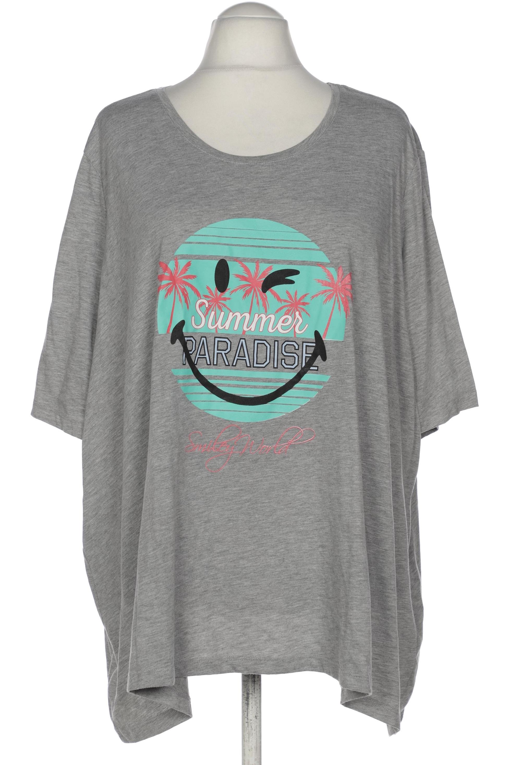 

Ulla Popken Damen T-Shirt, grau, Gr. 62