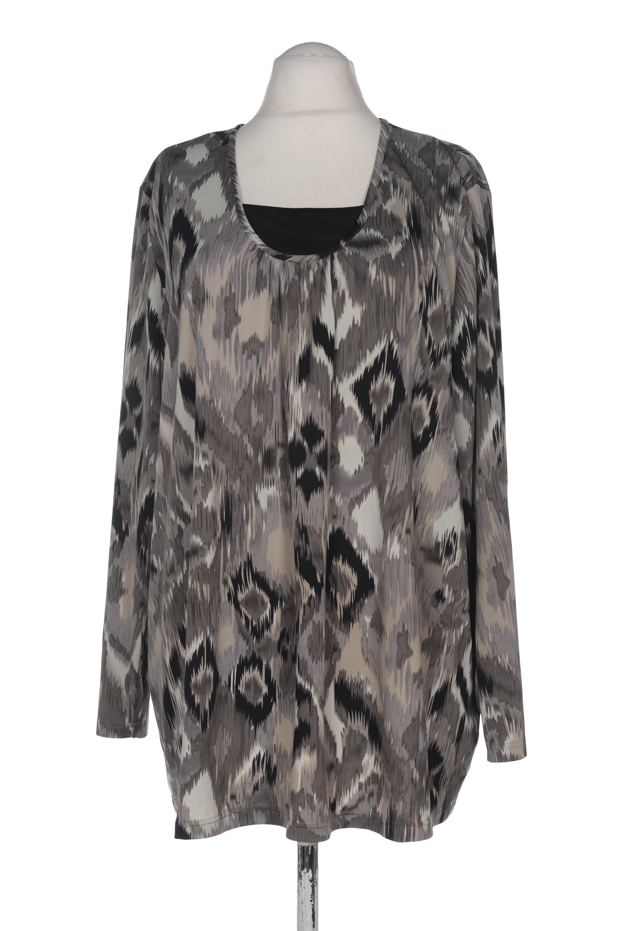 

Ulla Popken Damen Bluse, grau, Gr. 54