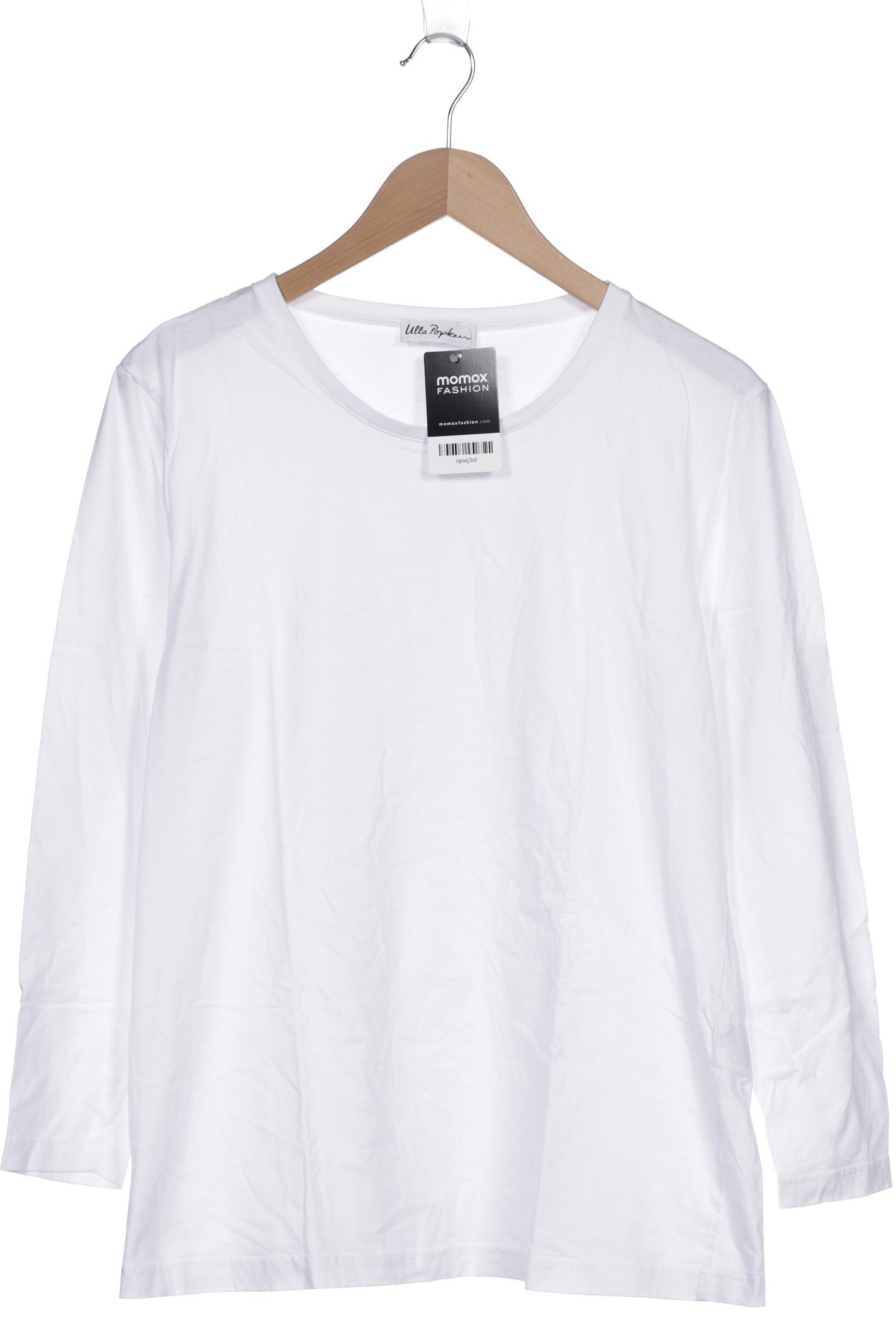 

Ulla Popken Damen Langarmshirt, weiß