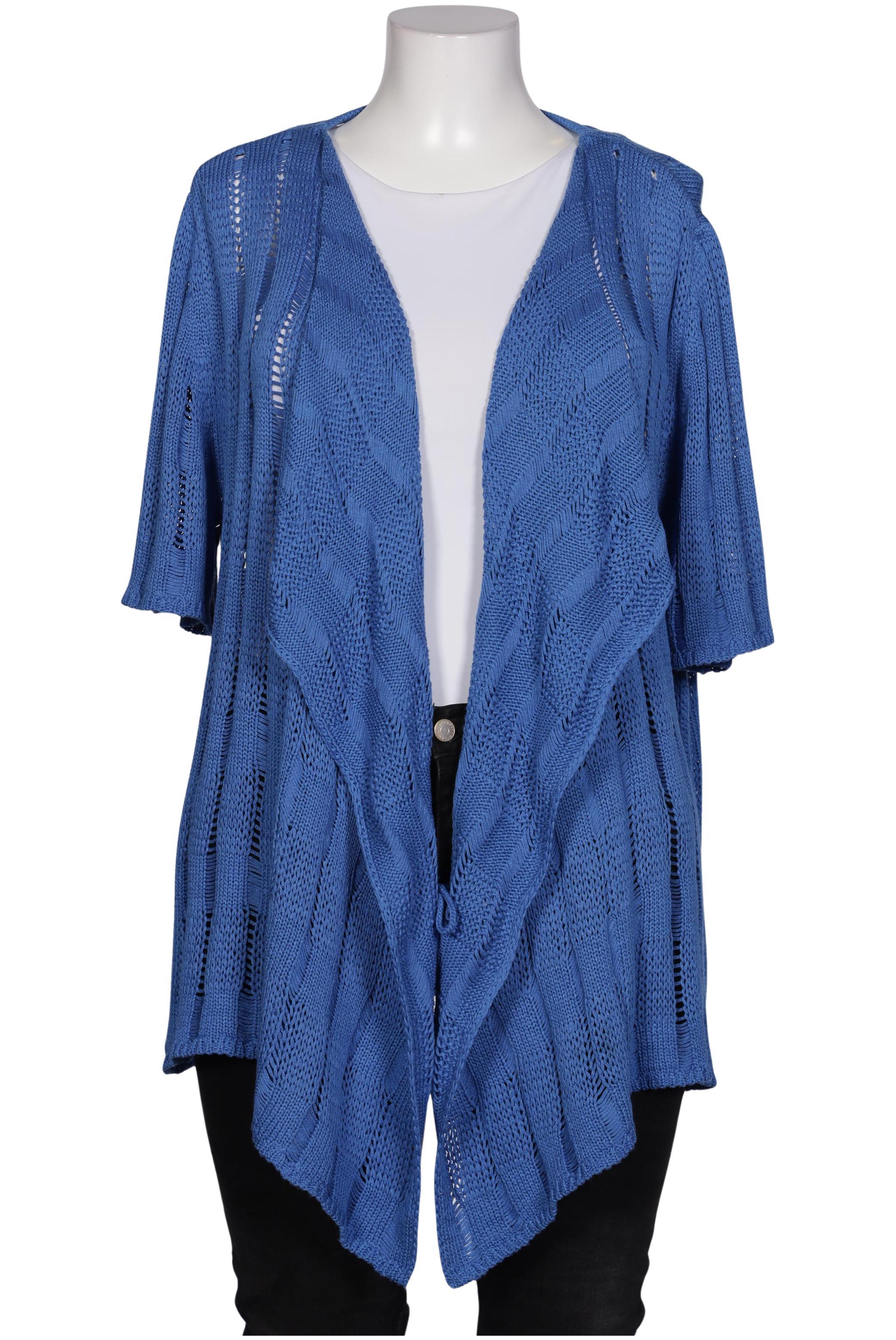 

Ulla Popken Damen Strickjacke, blau, Gr. 50