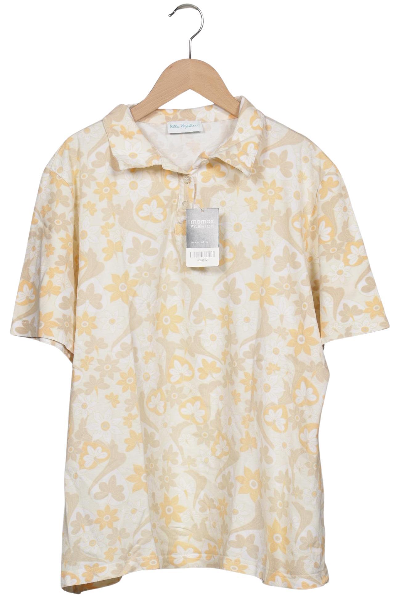 

Ulla Popken Damen Poloshirt, cremeweiß, Gr. 50