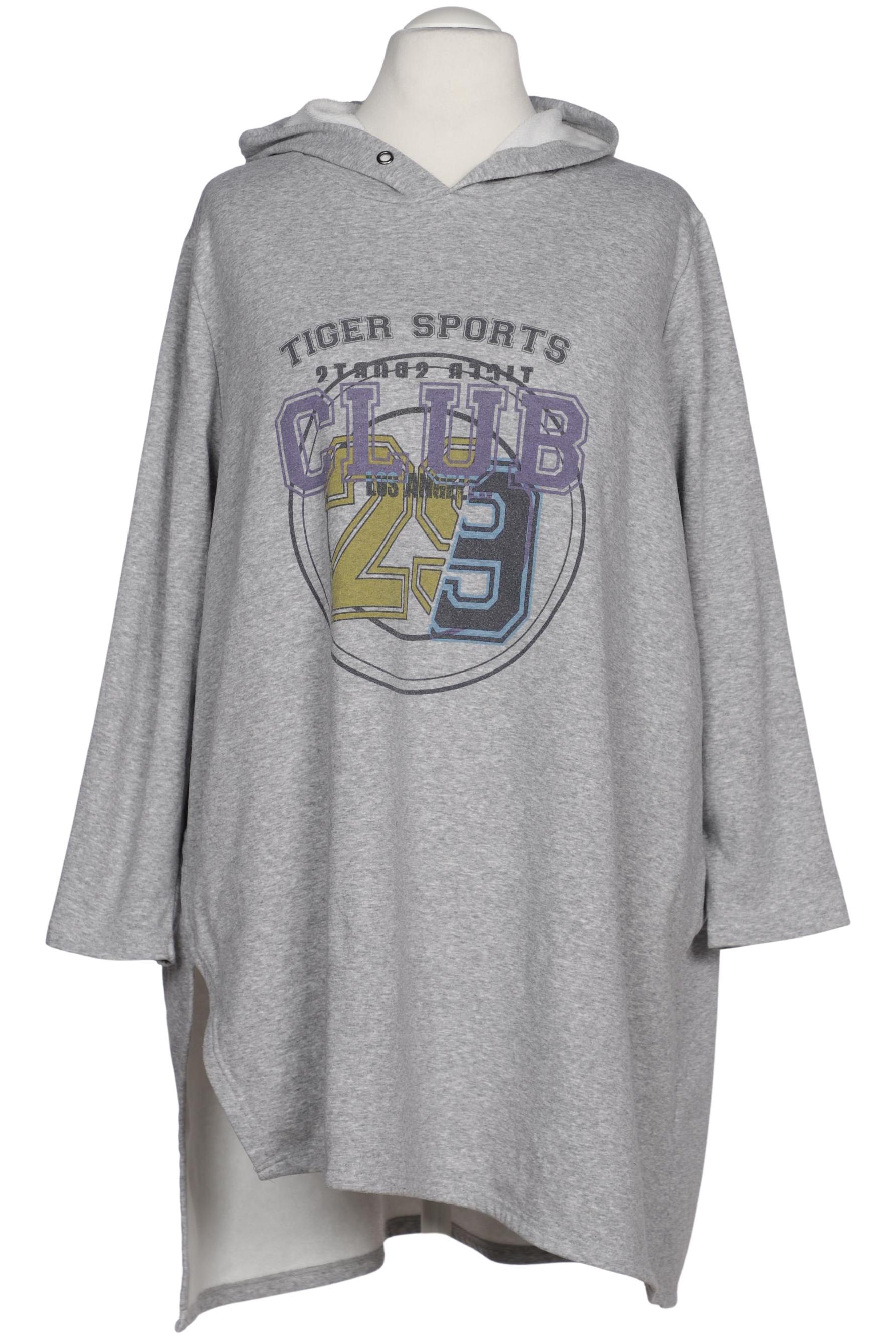 

Ulla Popken Damen Kapuzenpullover, grau, Gr. 54