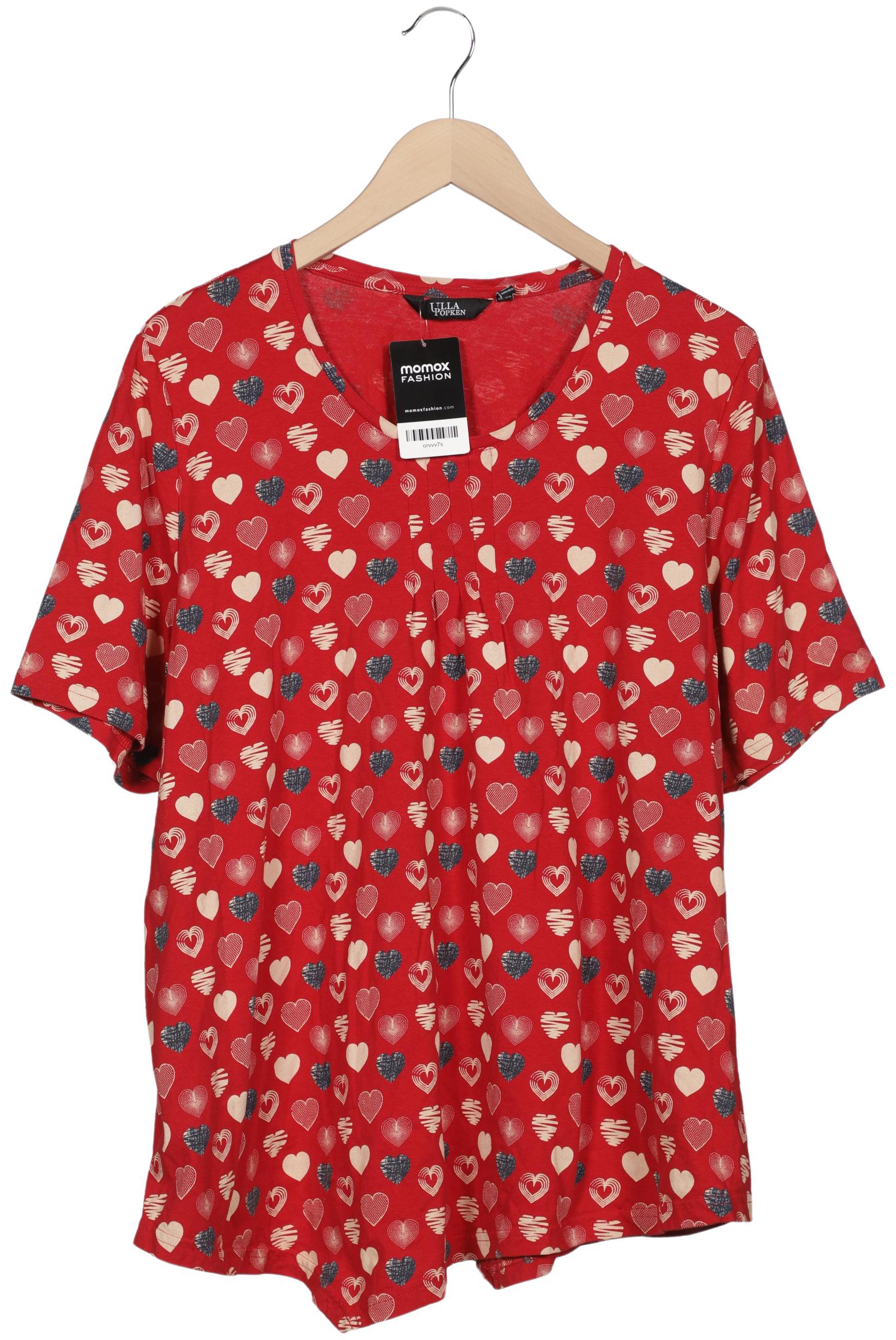 

Ulla Popken Damen T-Shirt, rot, Gr. 50