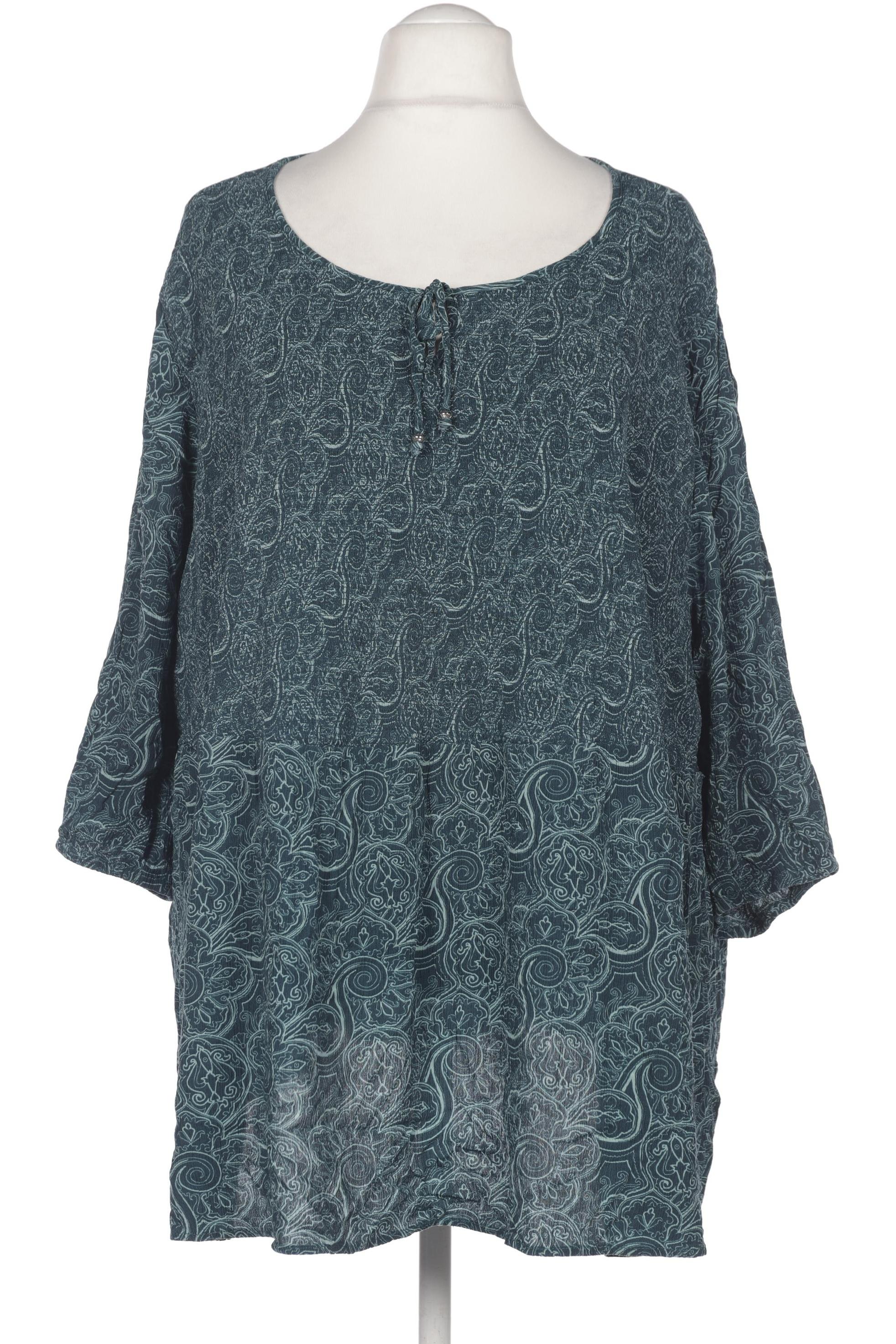 

Ulla Popken Damen Bluse, türkis, Gr. 58