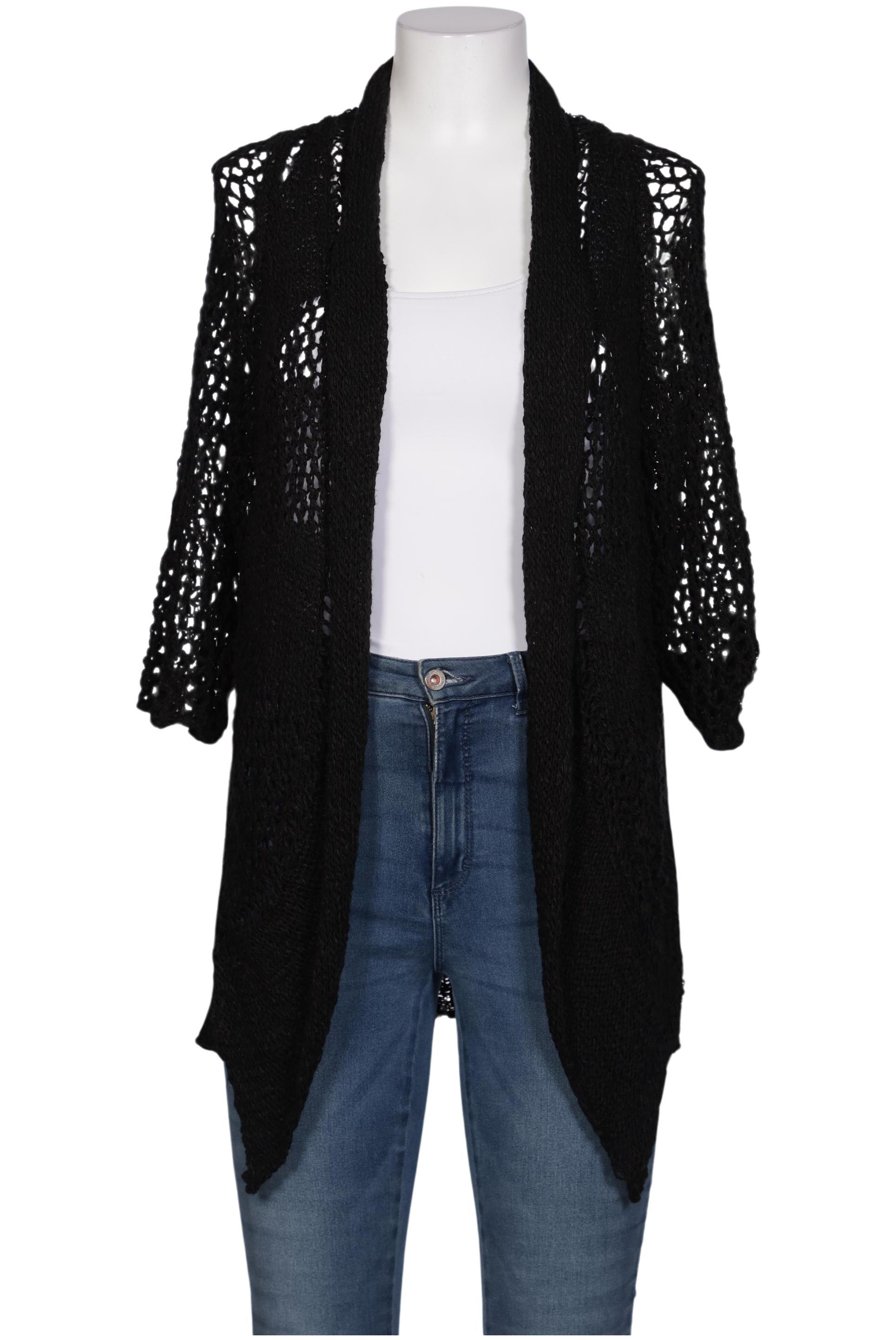

Ulla Popken Damen Strickjacke, schwarz, Gr. 46