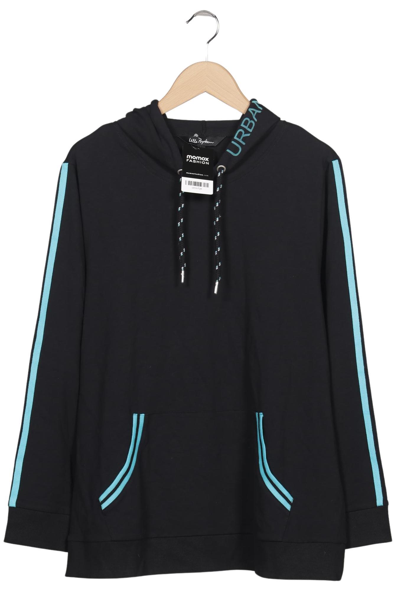 

Ulla Popken Damen Kapuzenpullover, schwarz, Gr. 42