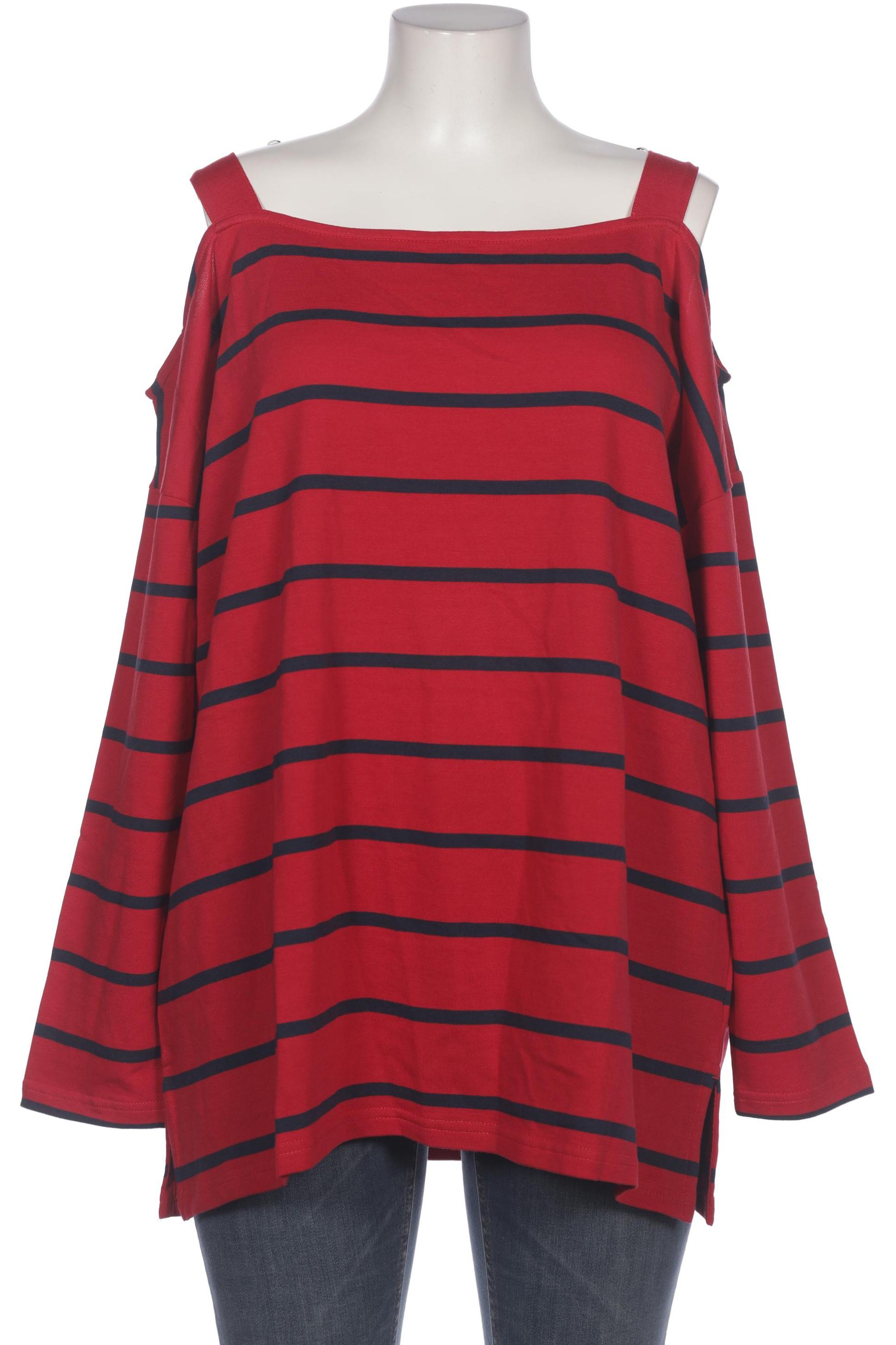 

Ulla Popken Damen Langarmshirt, rot, Gr. 50