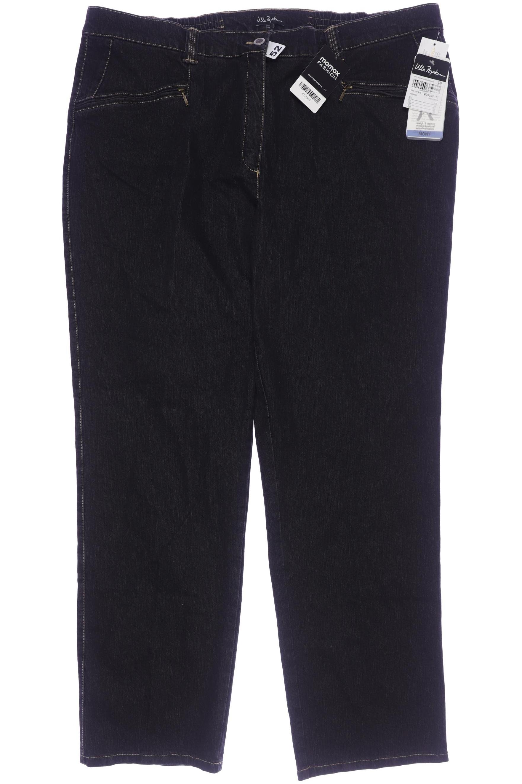 

Ulla Popken Damen Jeans, schwarz, Gr. 52