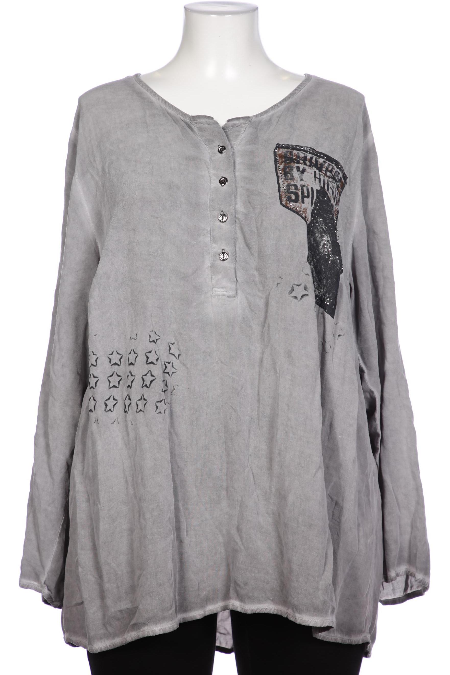 

Ulla Popken Damen Bluse, grau, Gr. 50