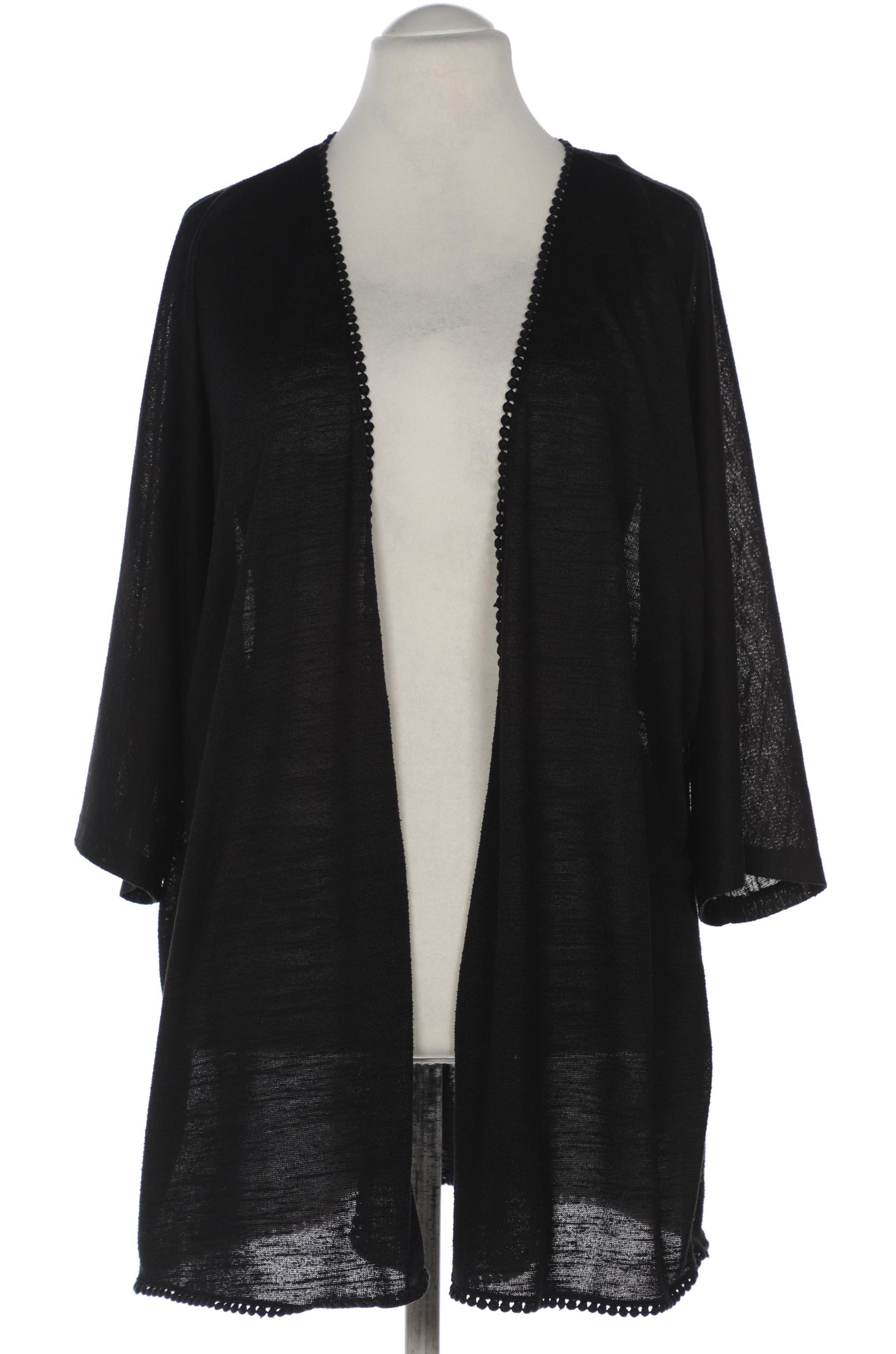 

Ulla Popken Damen Strickjacke, schwarz, Gr. 52