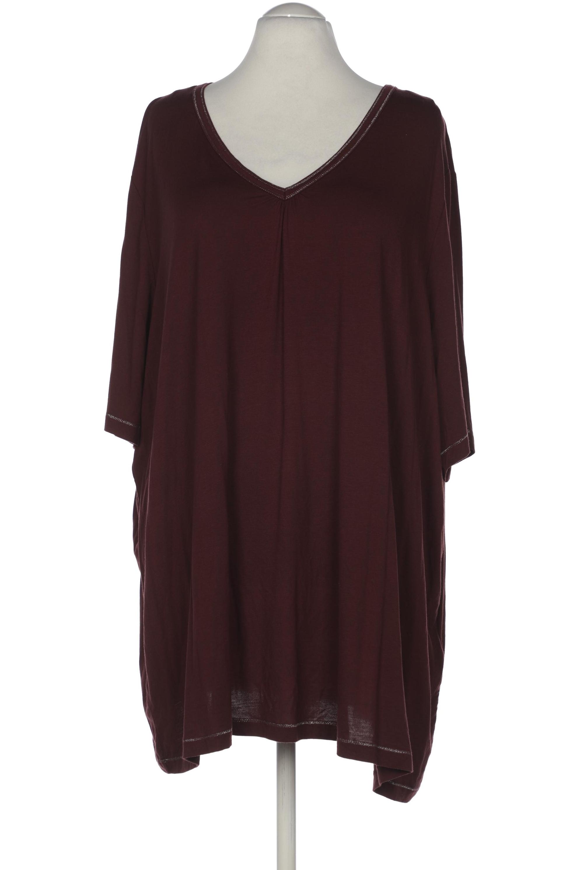 

Ulla Popken Damen T-Shirt, bordeaux, Gr. 58