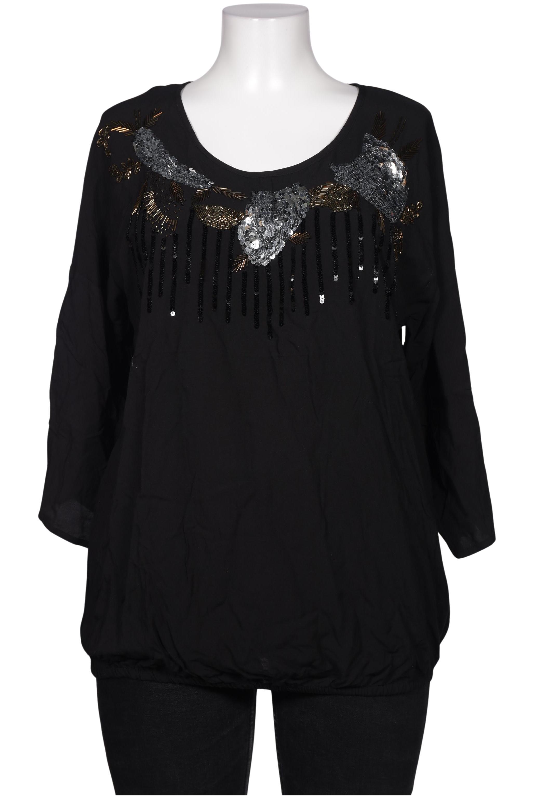 

Ulla Popken Damen Bluse, schwarz, Gr. 42