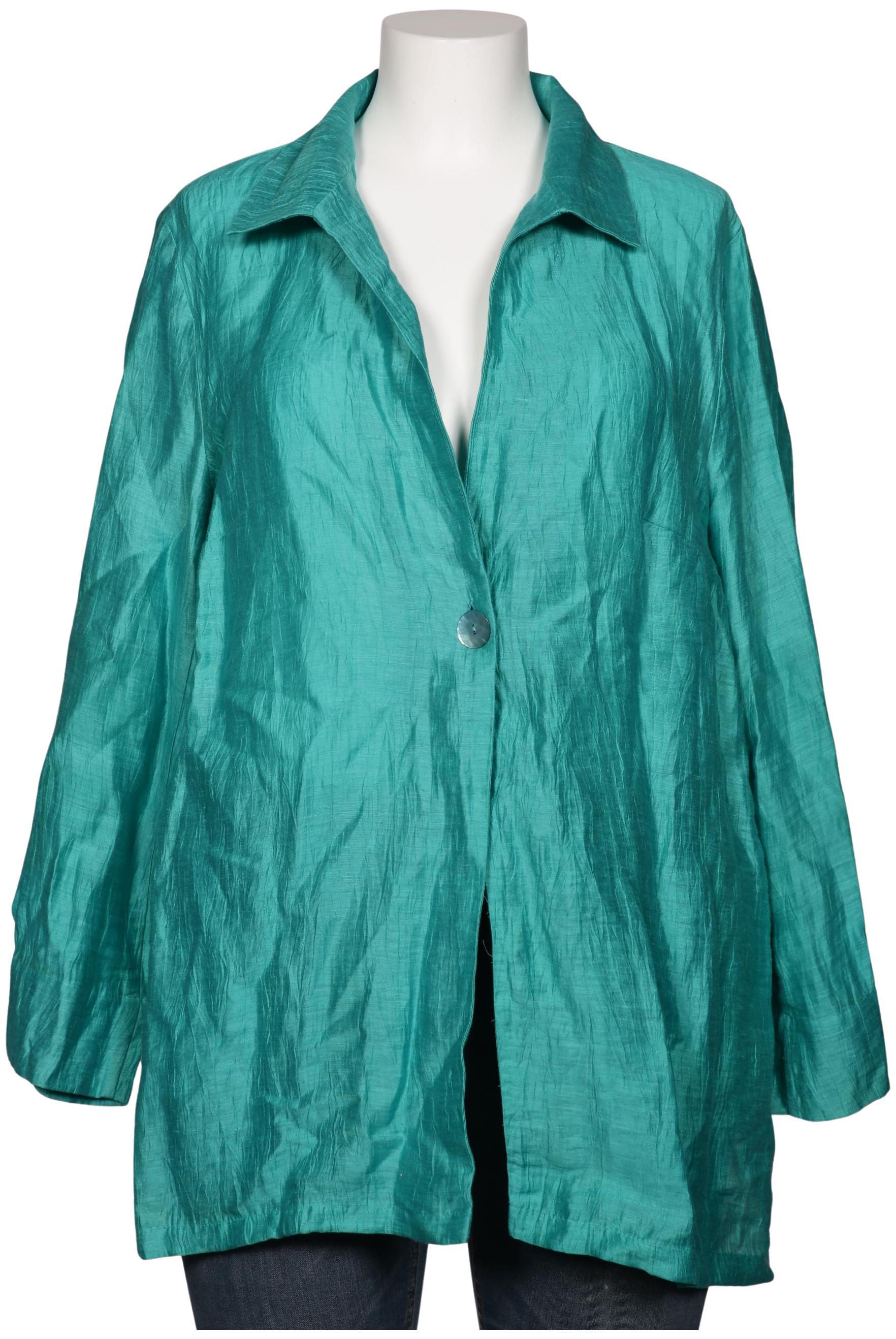 

Ulla Popken Damen Blazer, türkis, Gr. 42