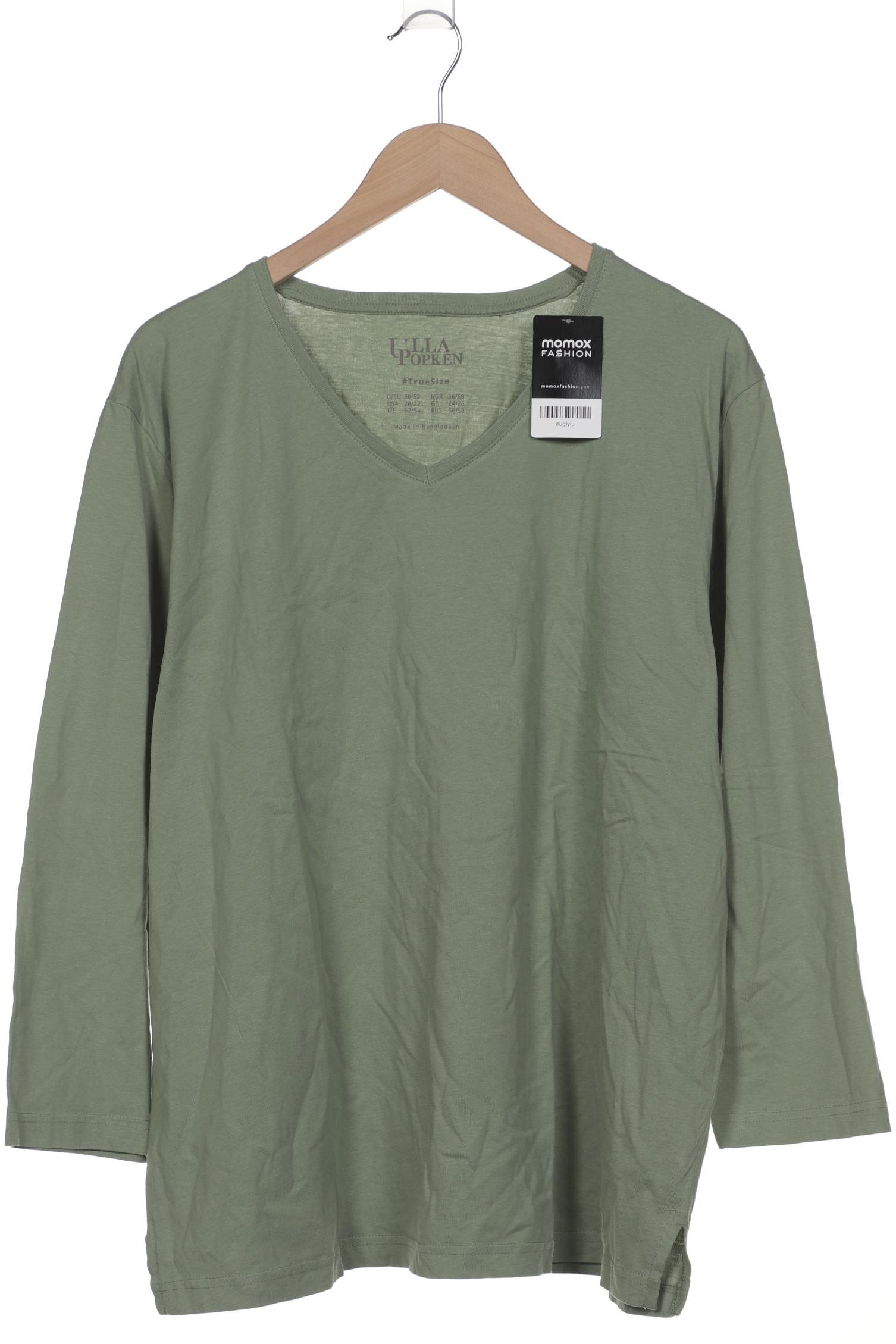 

Ulla Popken Damen Langarmshirt, grün, Gr. 50