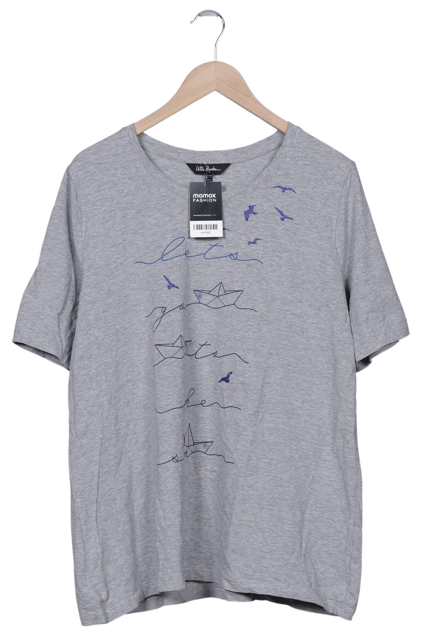 

Ulla Popken Damen T-Shirt, grau, Gr. 46